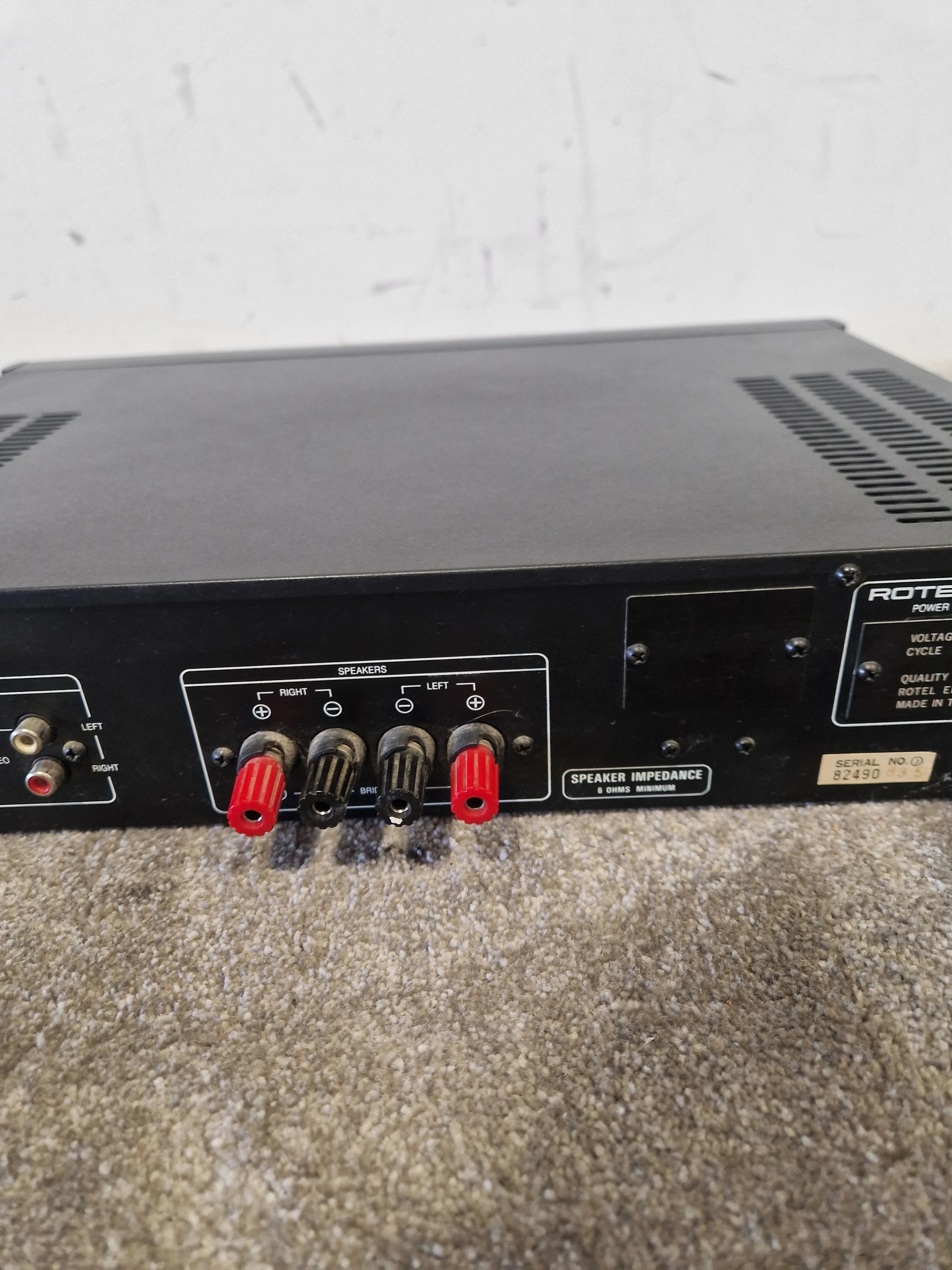 Rotel RB-850 - Stereo Power Amplifier - Excellent - Image 11