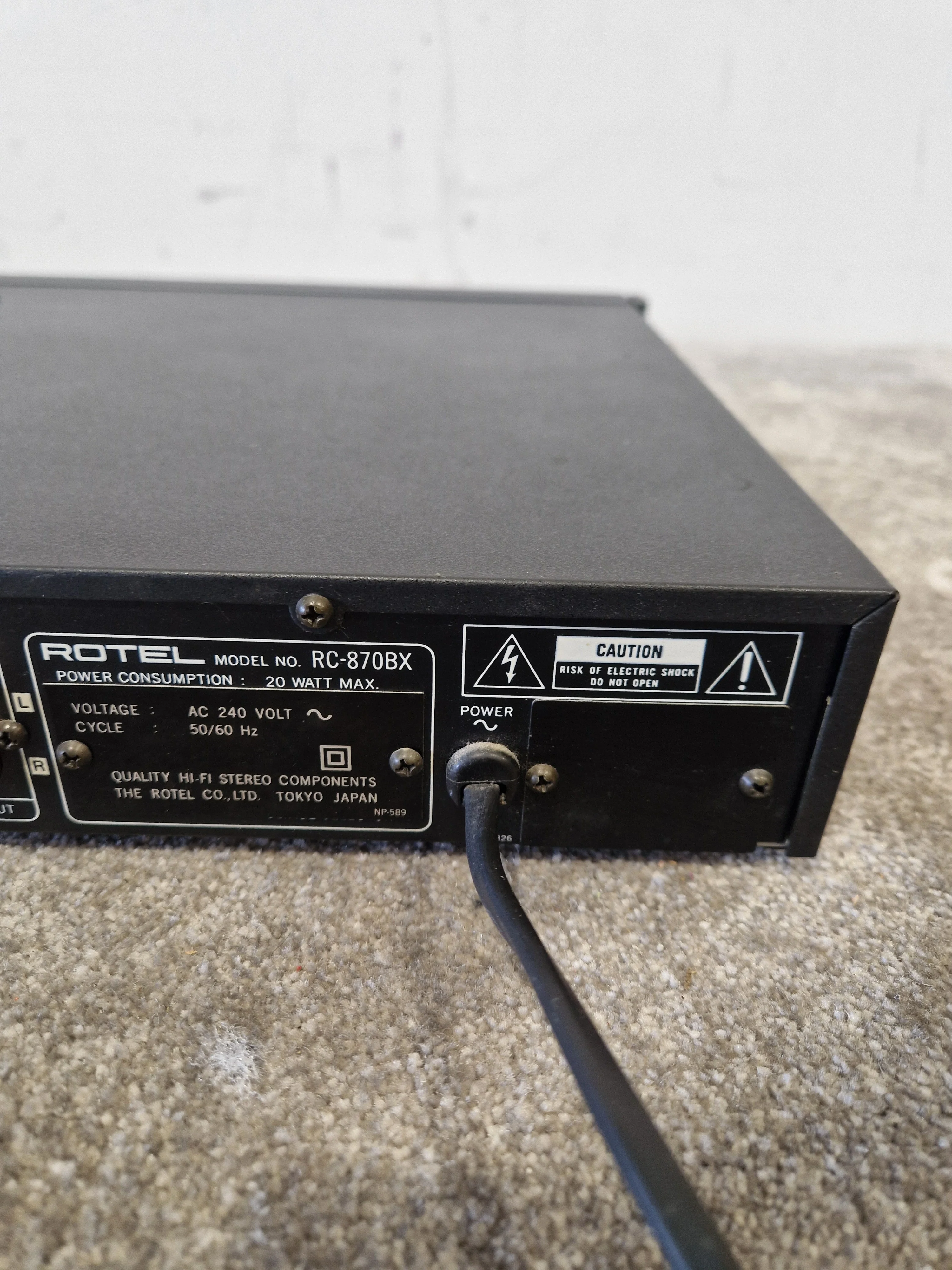 Rotel RC-870BX - Stereo Control Amplifier - Good - Image 10