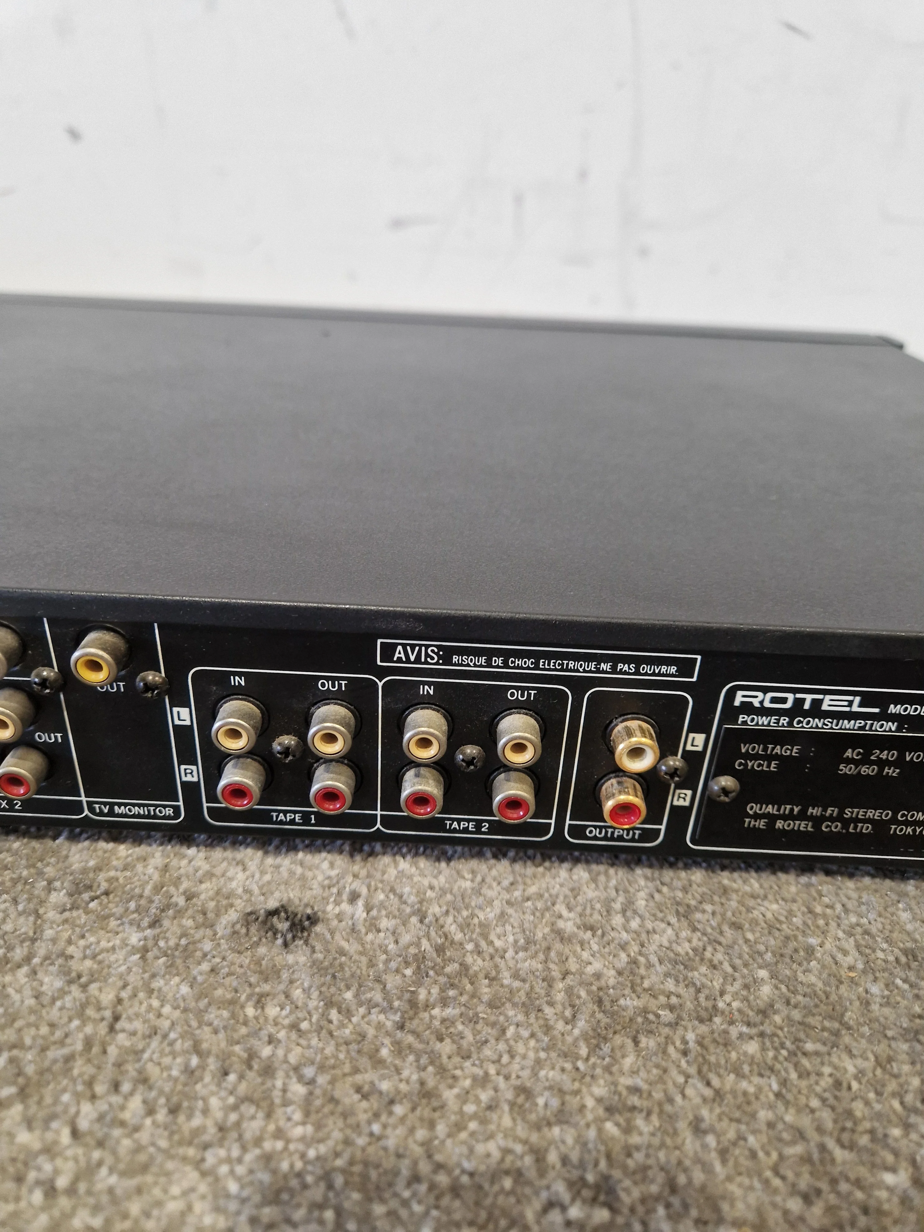 Rotel RC-870BX - Stereo Control Amplifier - Good - Image 11