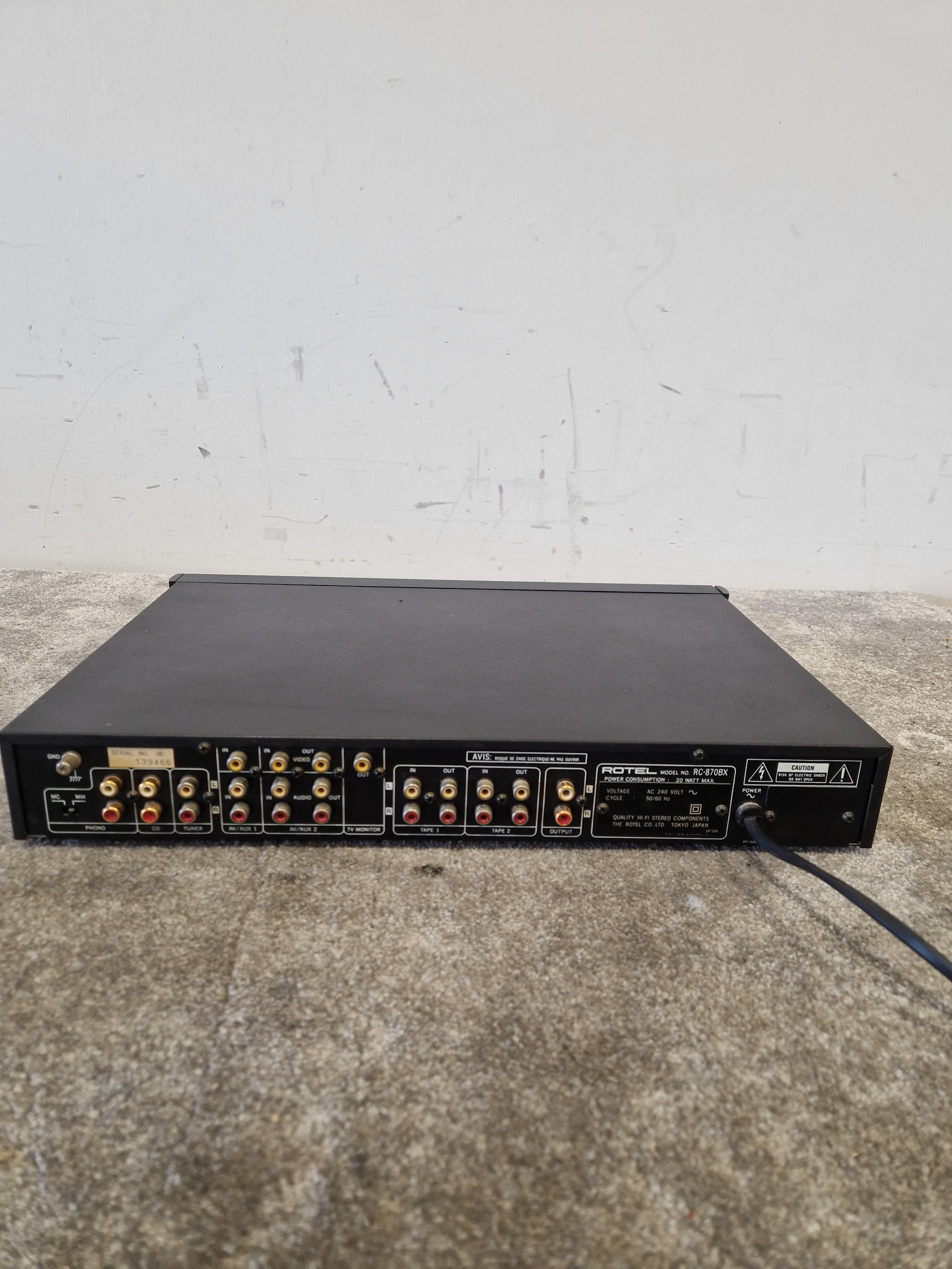 Rotel RC-870BX - Stereo Control Amplifier - Good - Image 9