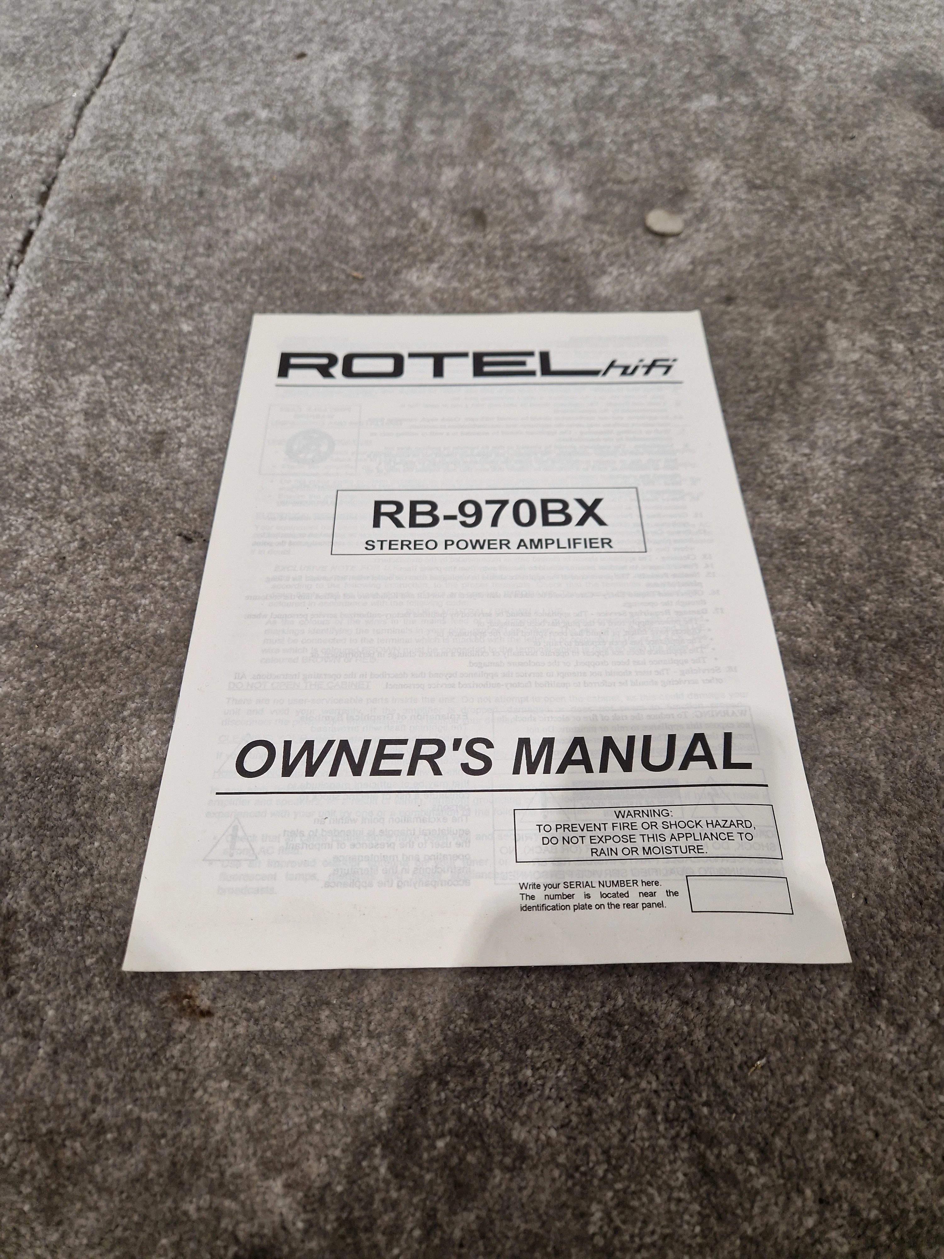 Rotel RC980BX With Rotel RB970BX - High-Fidelity Preamp/Amplifier - Excellent w/ Power Supply - Image 12
