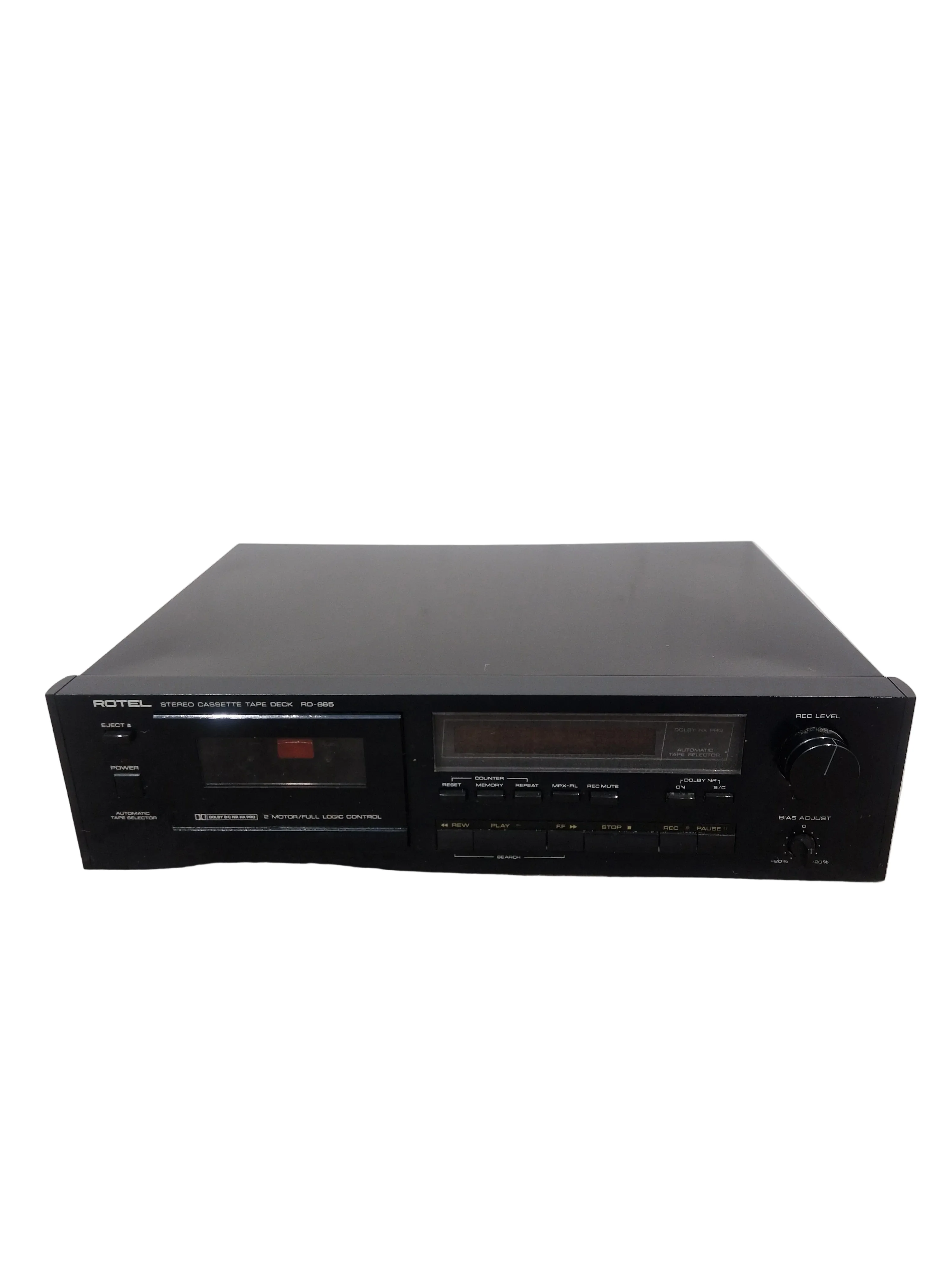 Rotel RD-865 - Stereo Cassette Tape Deck - Spares or Repair