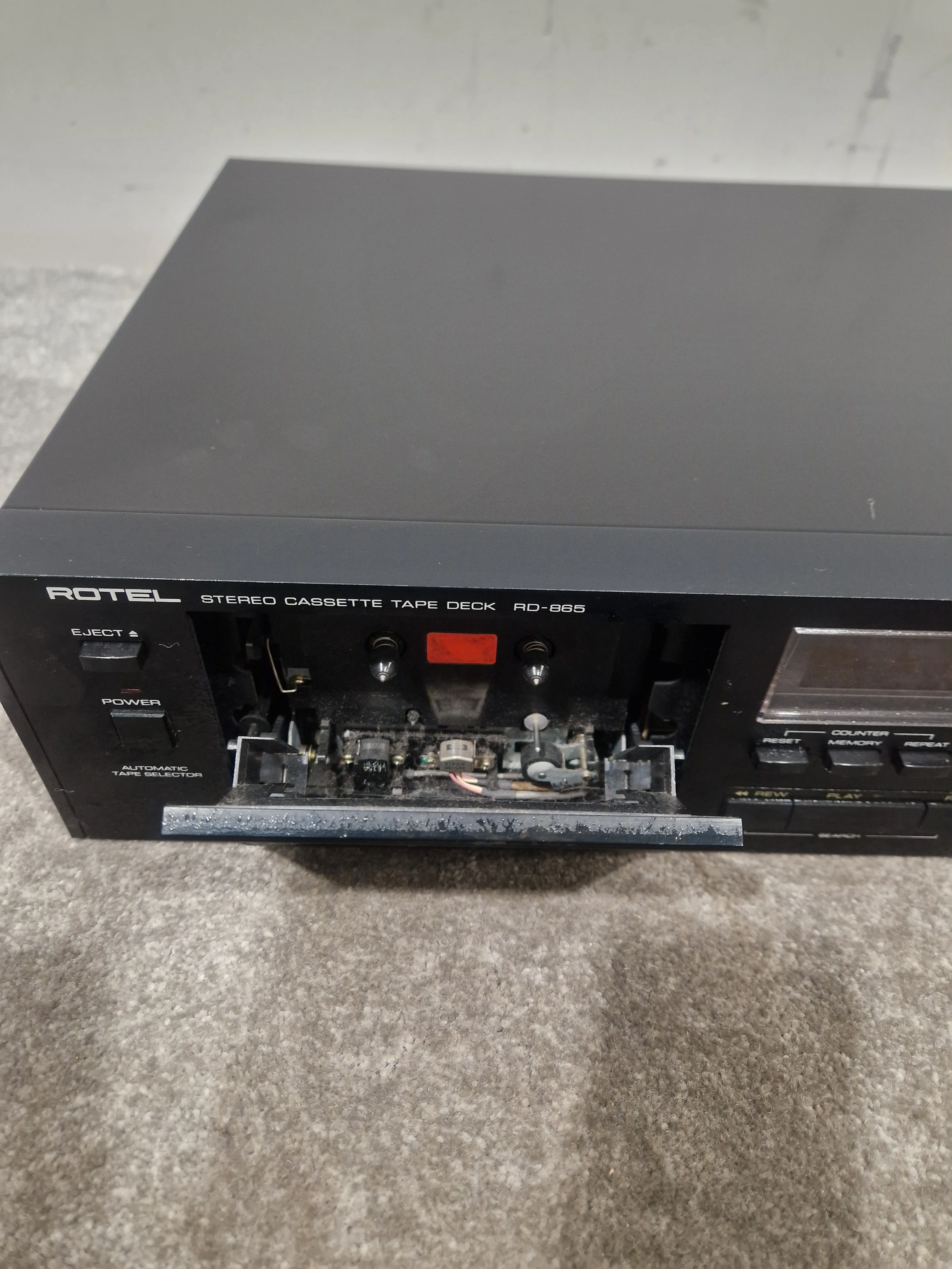 Rotel RD-865 - Stereo Cassette Tape Deck - Spares or Repair - Image 5