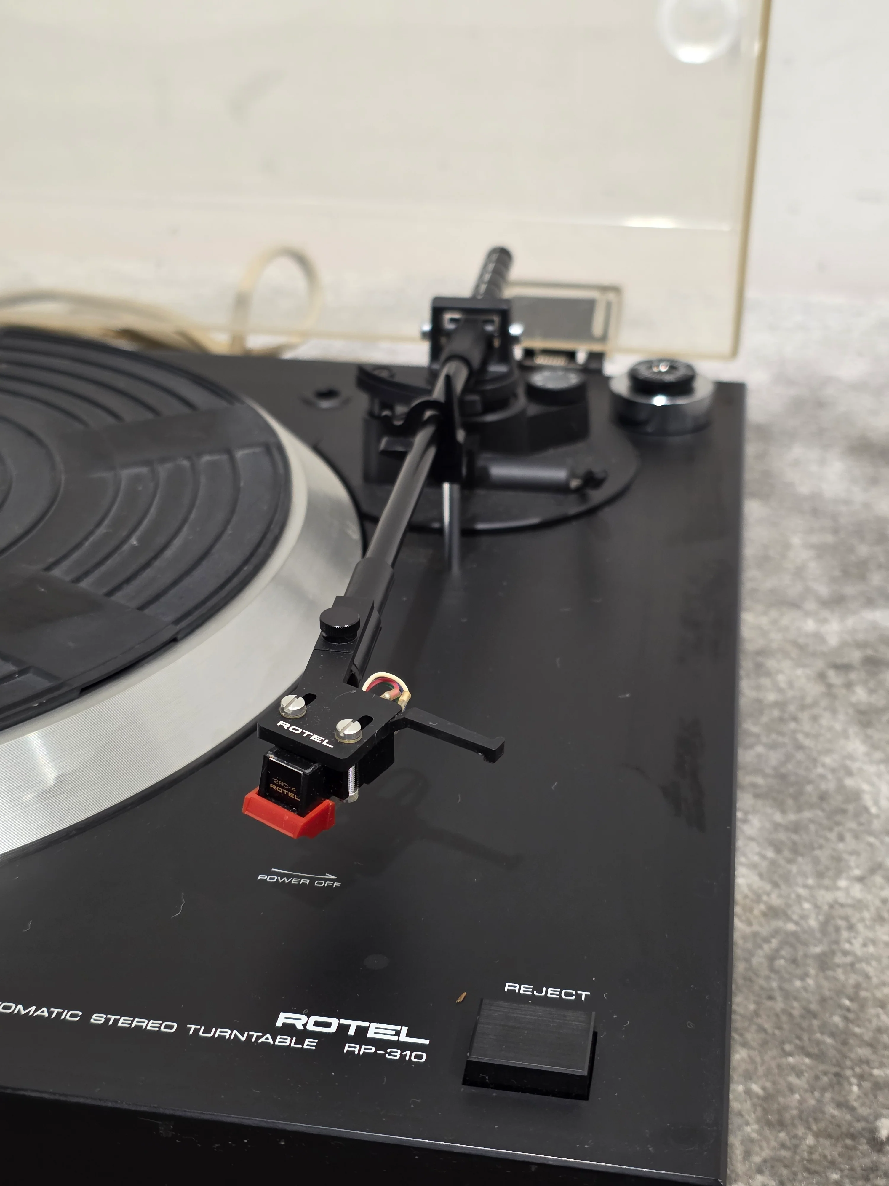 Rotel RP-310 - Semi-Automatic Belt-Drive Turntable - Spares or Repair w/ Original Box - Image 2