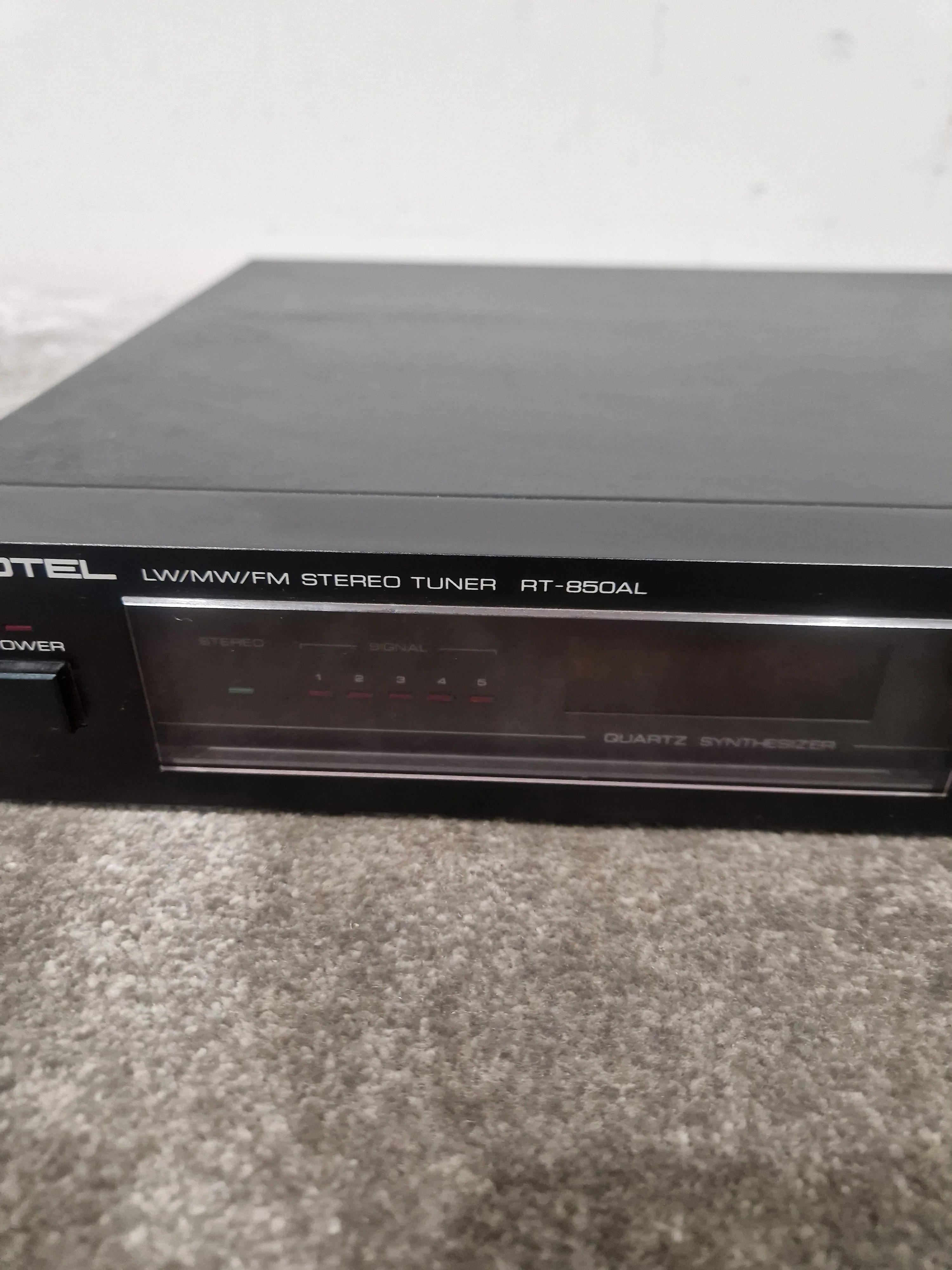 Rotel RT-850AL - LW/MW/FM Stereo Tuner - Black - Good - Image 6