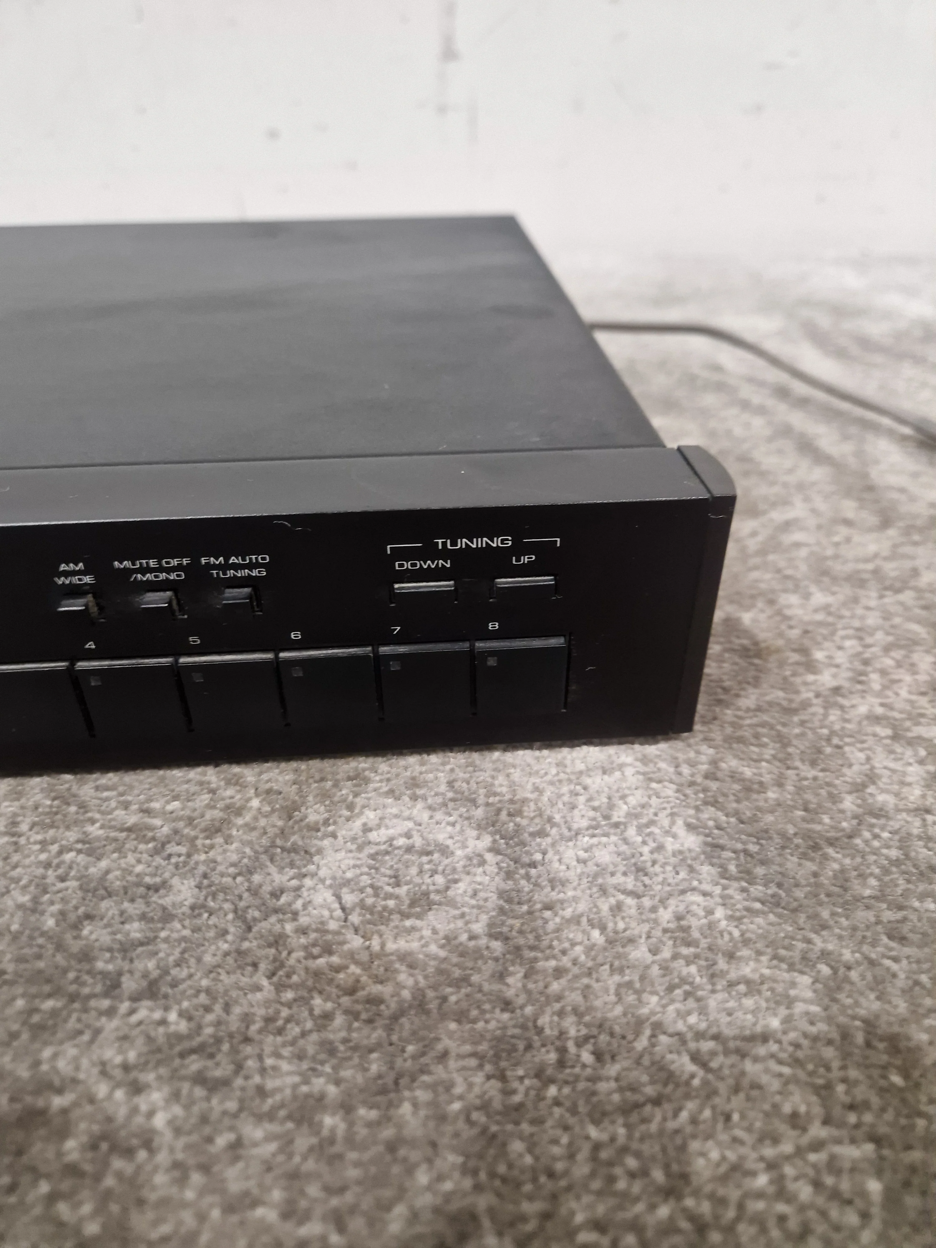 Rotel RT-850AL - LW/MW/FM Stereo Tuner - Black - Good - Image 8