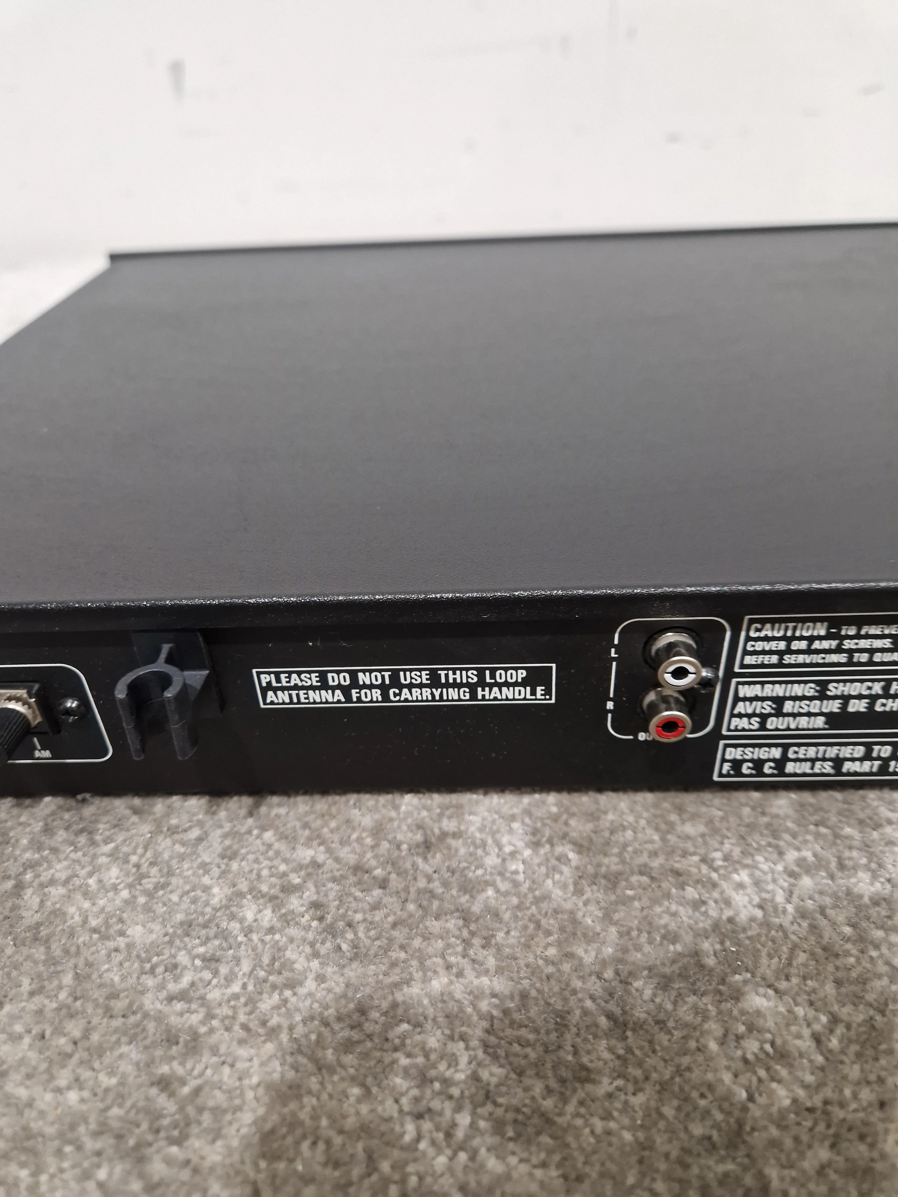 Rotel RT-850L - LW/MW/FM Stereo Tuner - Black - Good - Image 9
