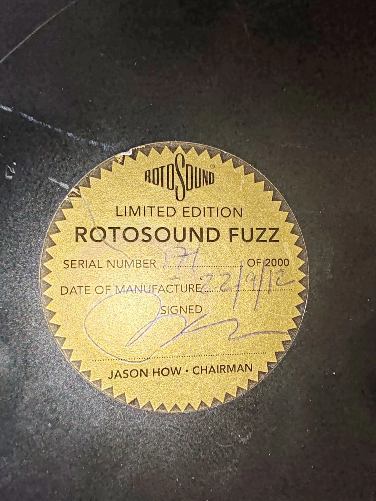 Rotosound Vintage Fuzz Pedal, RFB1 Guitar Effects Pedal - Free UK Shipping - Image 3