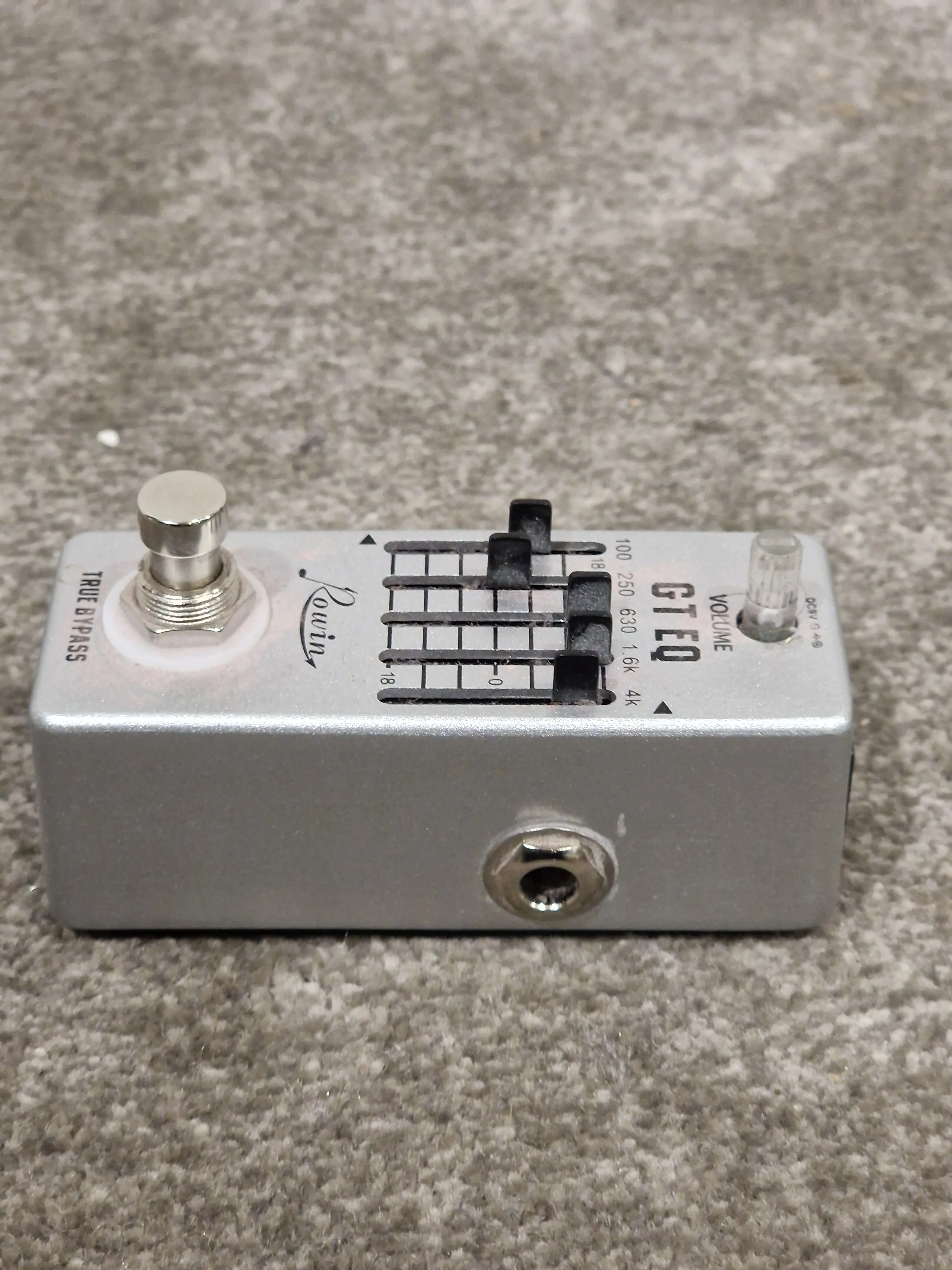 Rowin GT EQ - Guitar Effects Pedal - Silver - Good - Image 2
