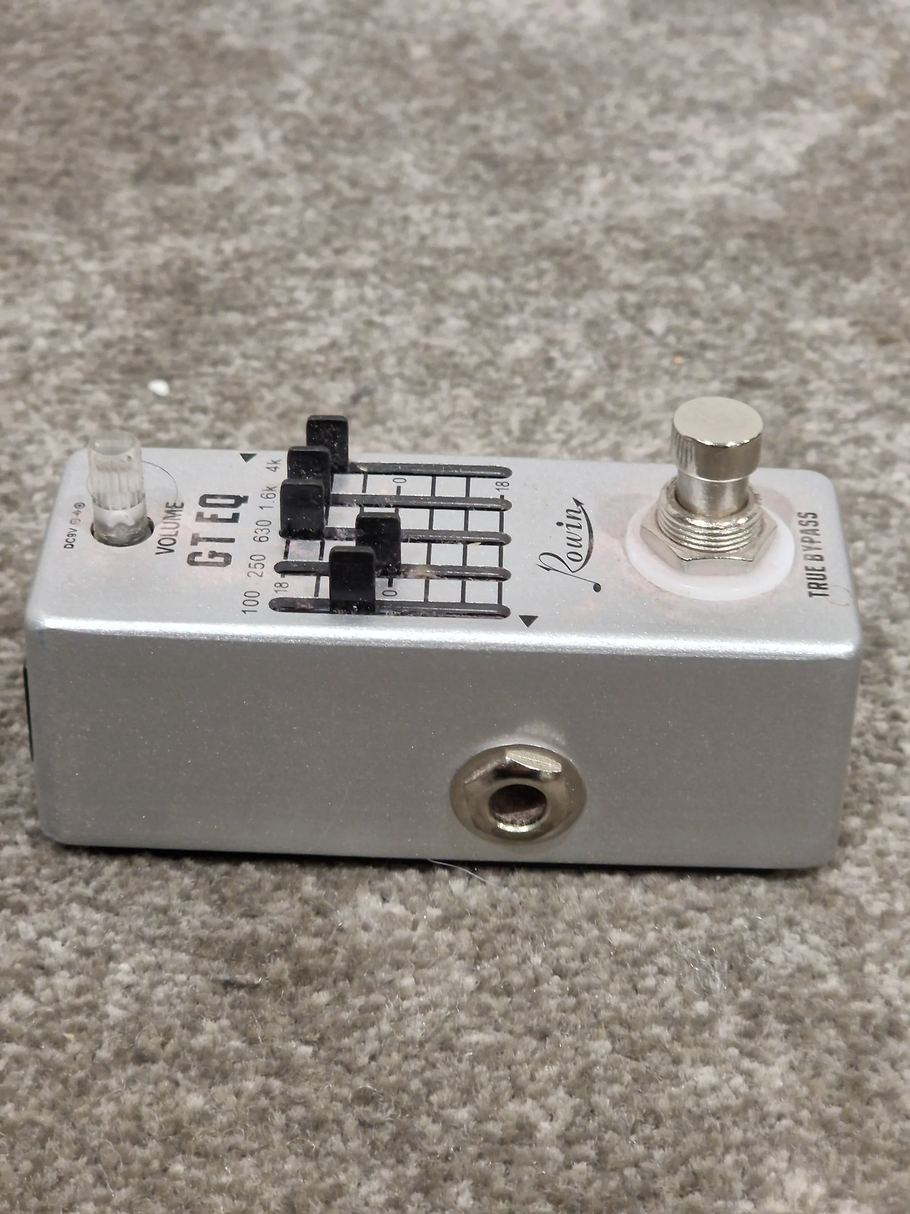 Rowin GT EQ - Guitar Effects Pedal - Silver - Good - Image 3