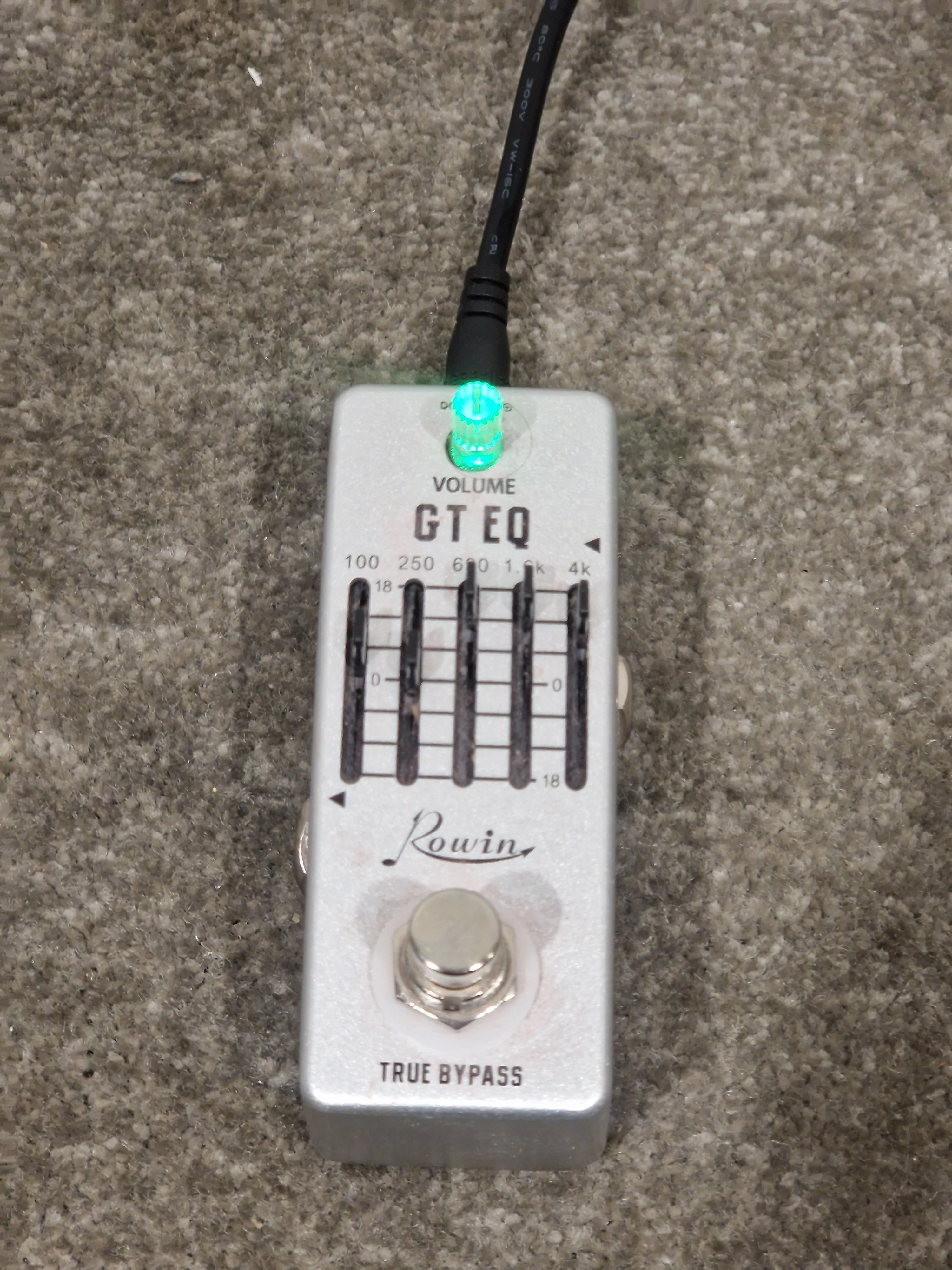 Rowin GT EQ - Guitar Effects Pedal - Silver - Good - Image 7