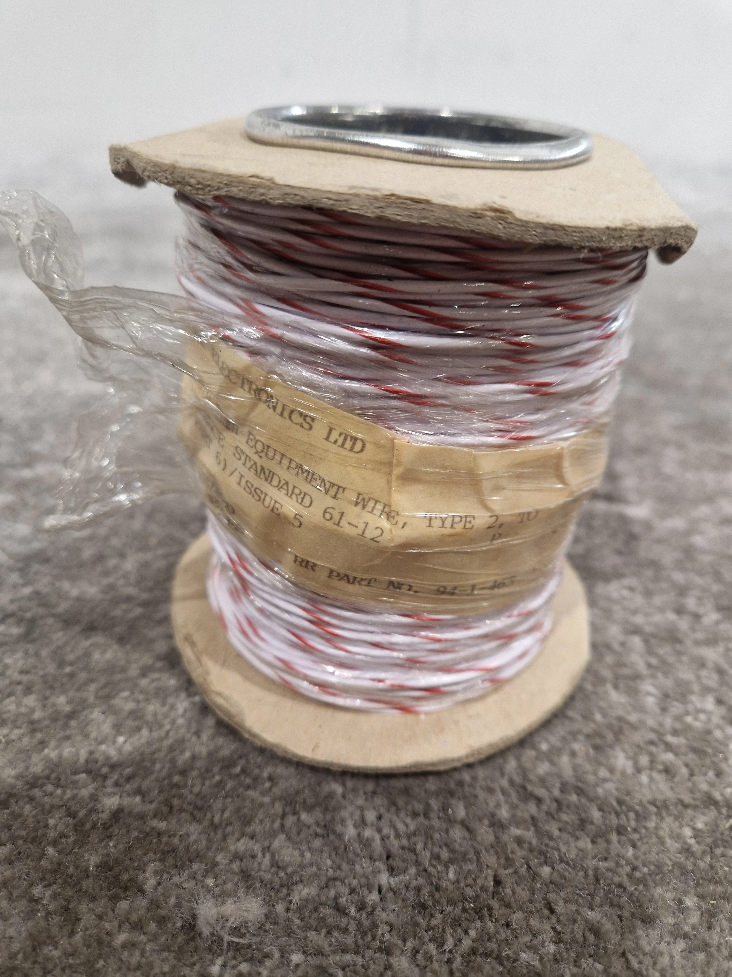 RR Electronics 7/0.2mm Equipment Wire Type 2 White And RED100 Metres - High-Quality Cabling - Excellent - Image 6