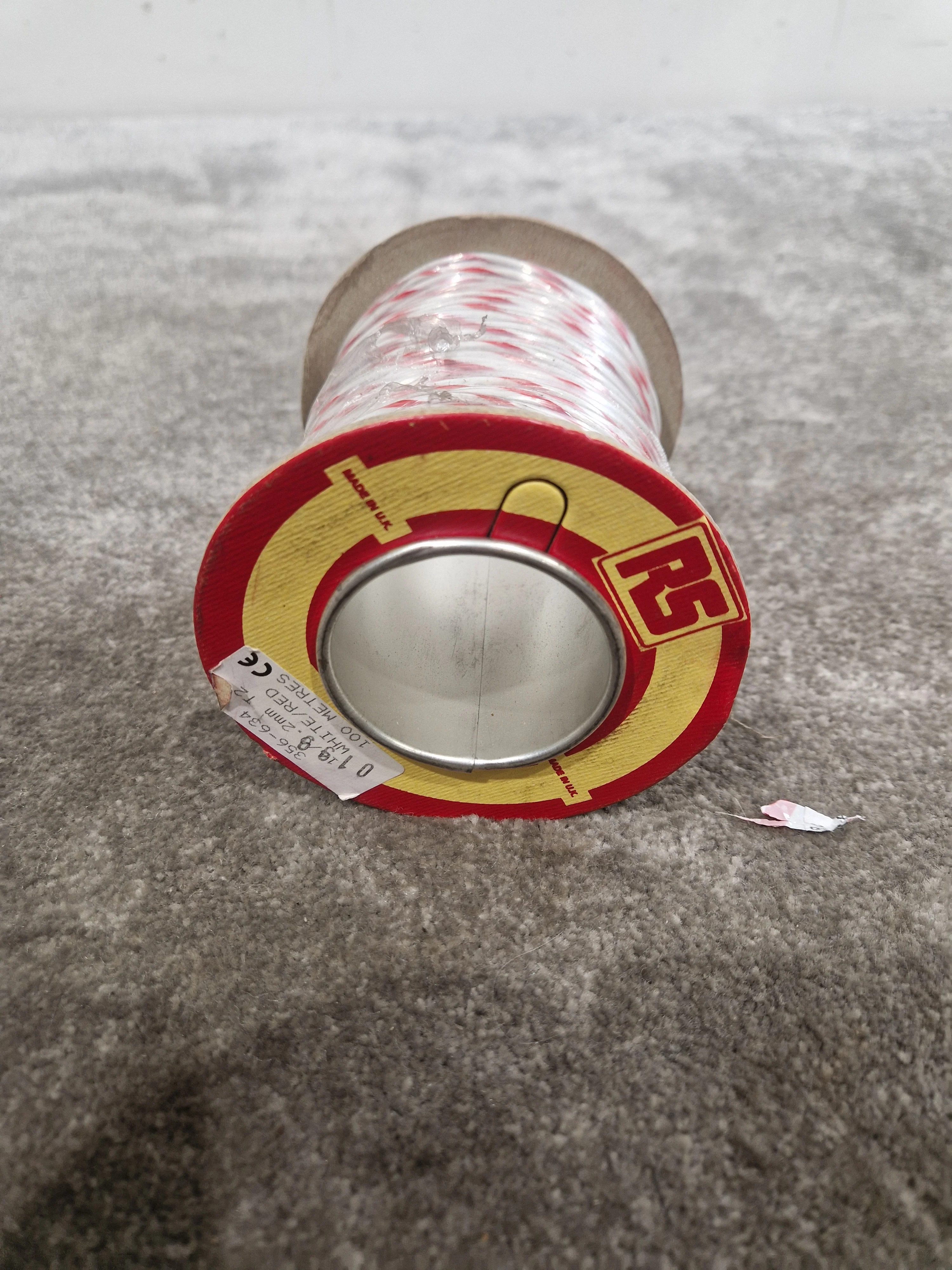 RS 16/0.2mm Equipment Wire Type 2 Red And White 100 Metres - High-Purity Copper - Excellent - Image 5