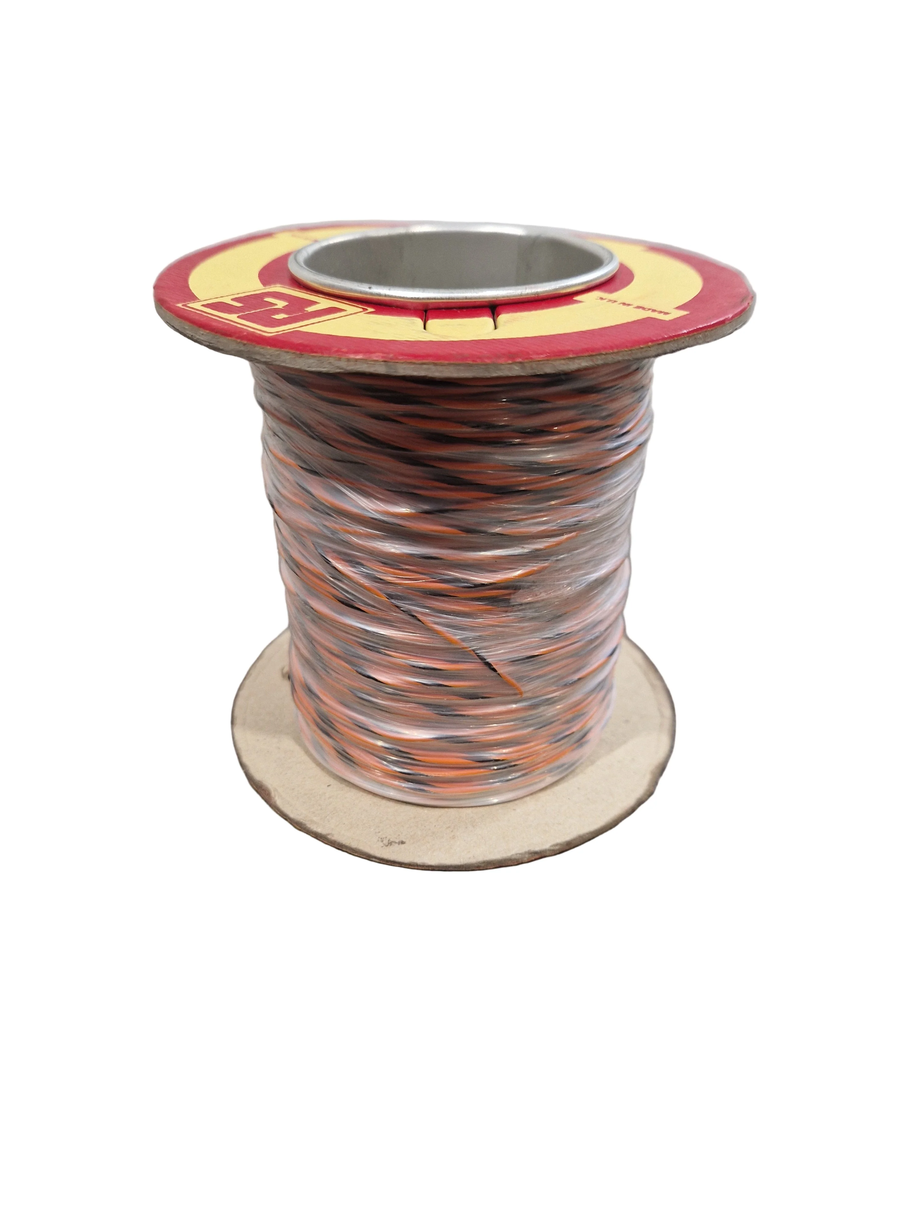 RS 7/0.2mm Equipment Wire Type 2 Orange And Black 100 Metres - Durable Insulation - Excellent