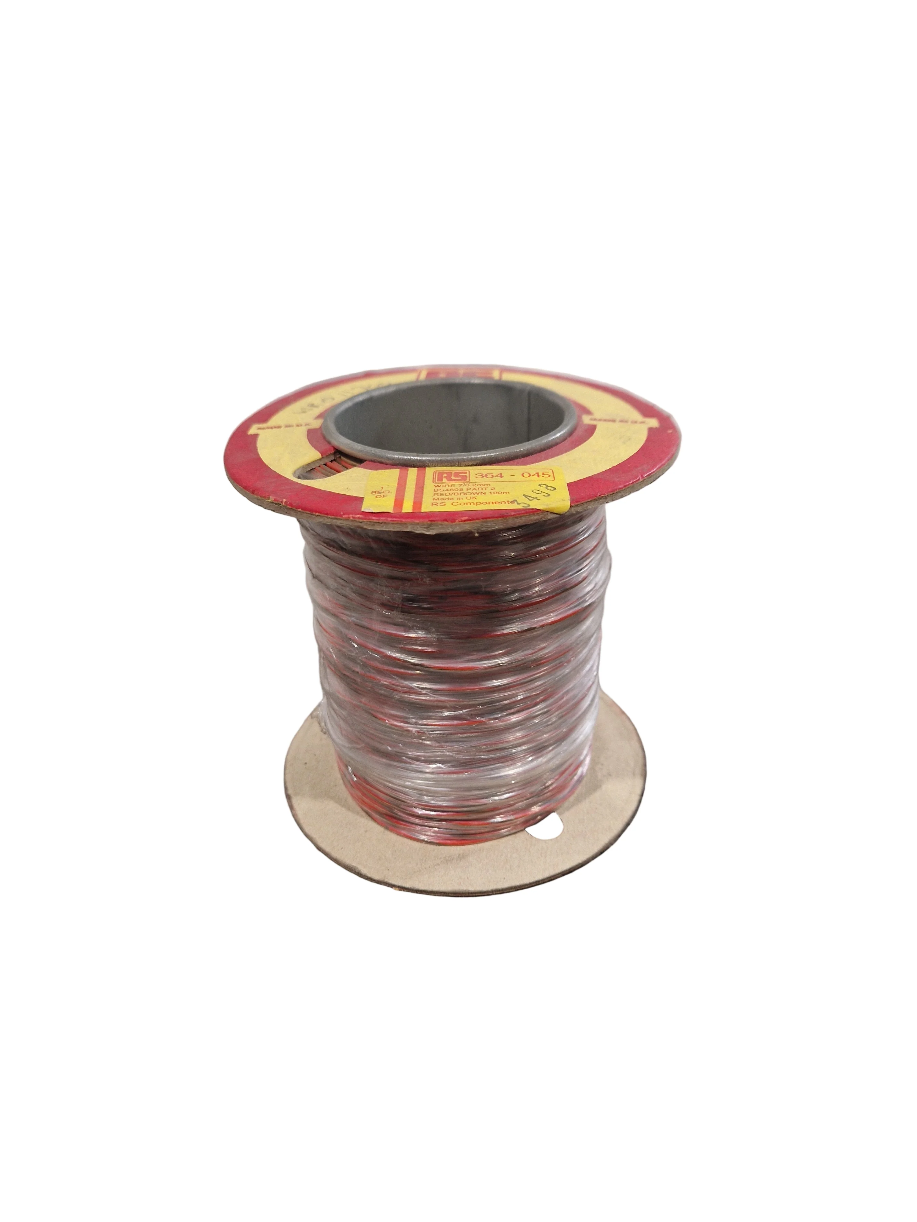 RS 7/0.2mm Equipment Wire Type 2 Red And Brown 100 Metres - Durable Wiring - Excellent