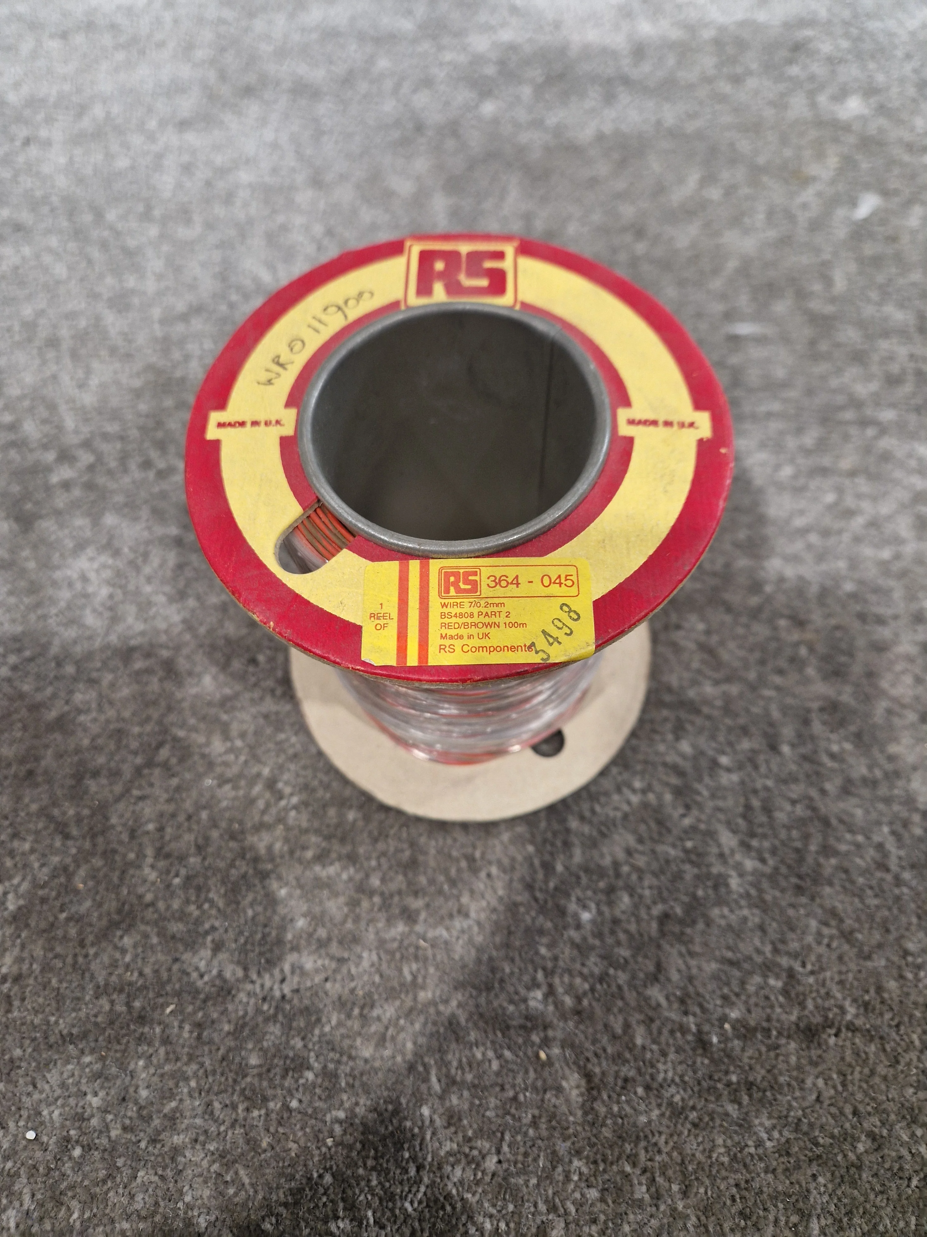 RS 7/0.2mm Equipment Wire Type 2 Red And Brown 100 Metres - Durable Wiring - Excellent - Image 3