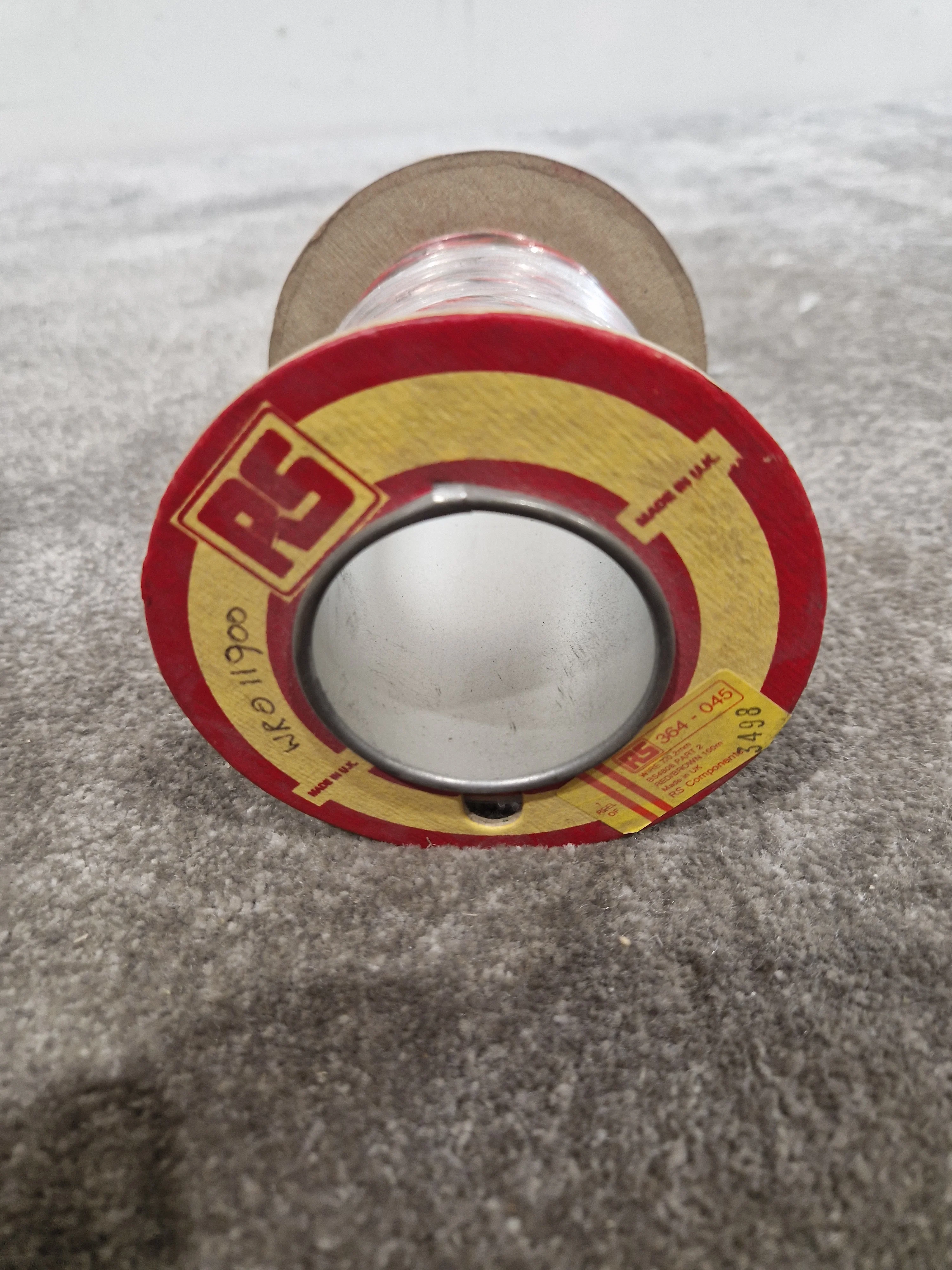 RS 7/0.2mm Equipment Wire Type 2 Red And Brown 100 Metres - Durable Wiring - Excellent - Image 5