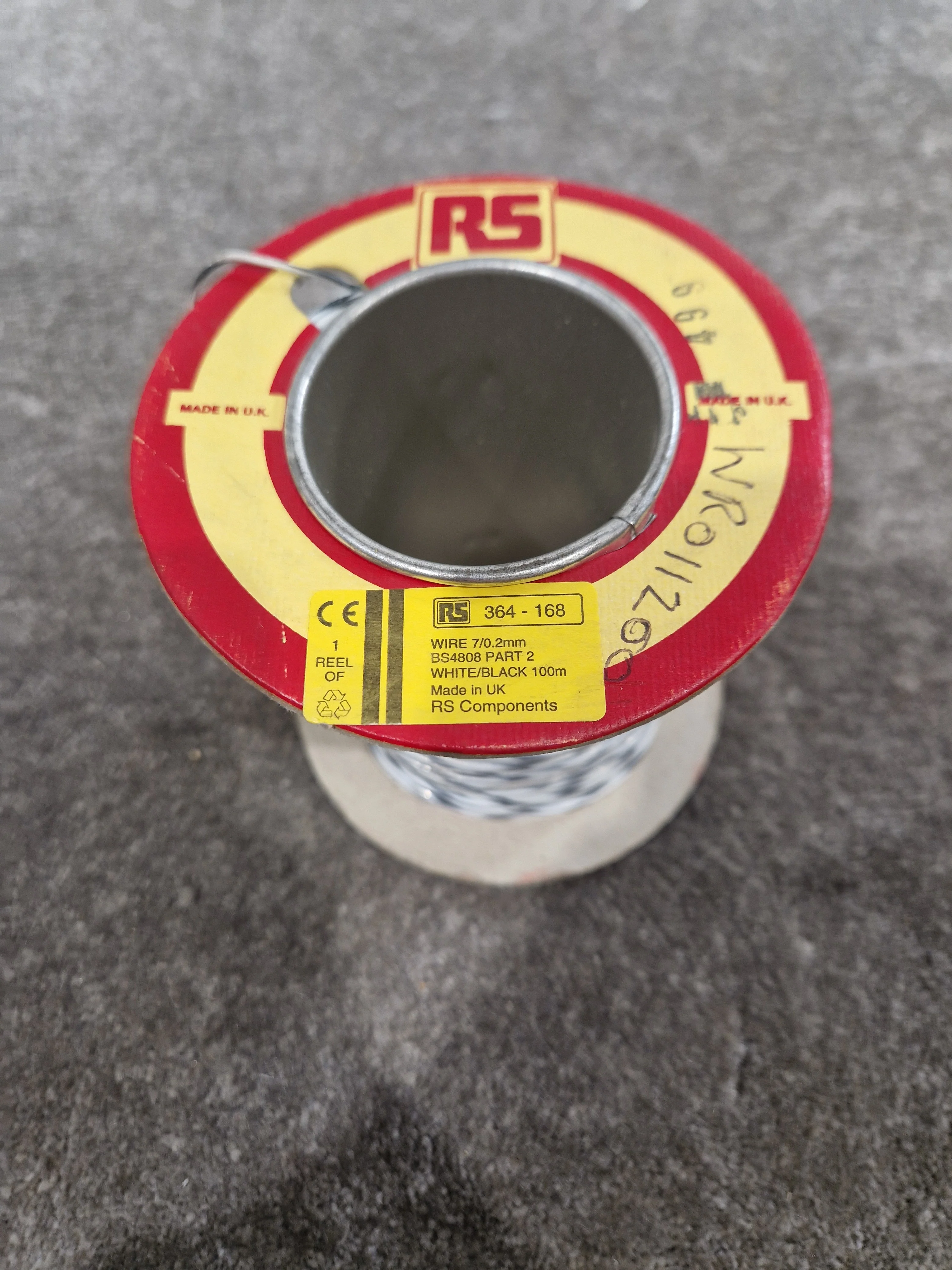 RS 7/0.2mm Equipment Wire Type 2 White And Black 100 Metres - Durable Insulation - Excellent - Image 2