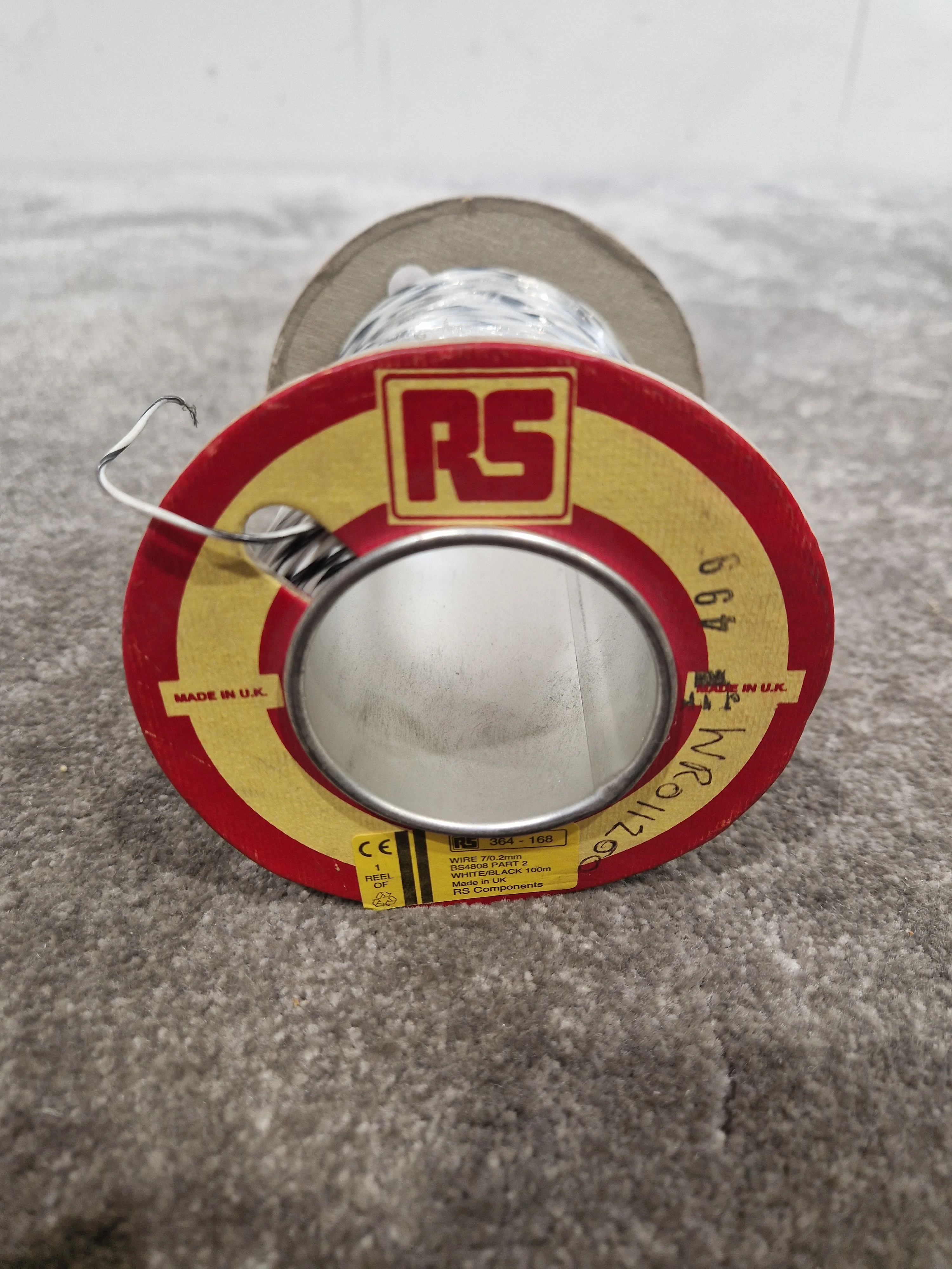 RS 7/0.2mm Equipment Wire Type 2 White And Black 100 Metres - Durable Insulation - Excellent - Image 3