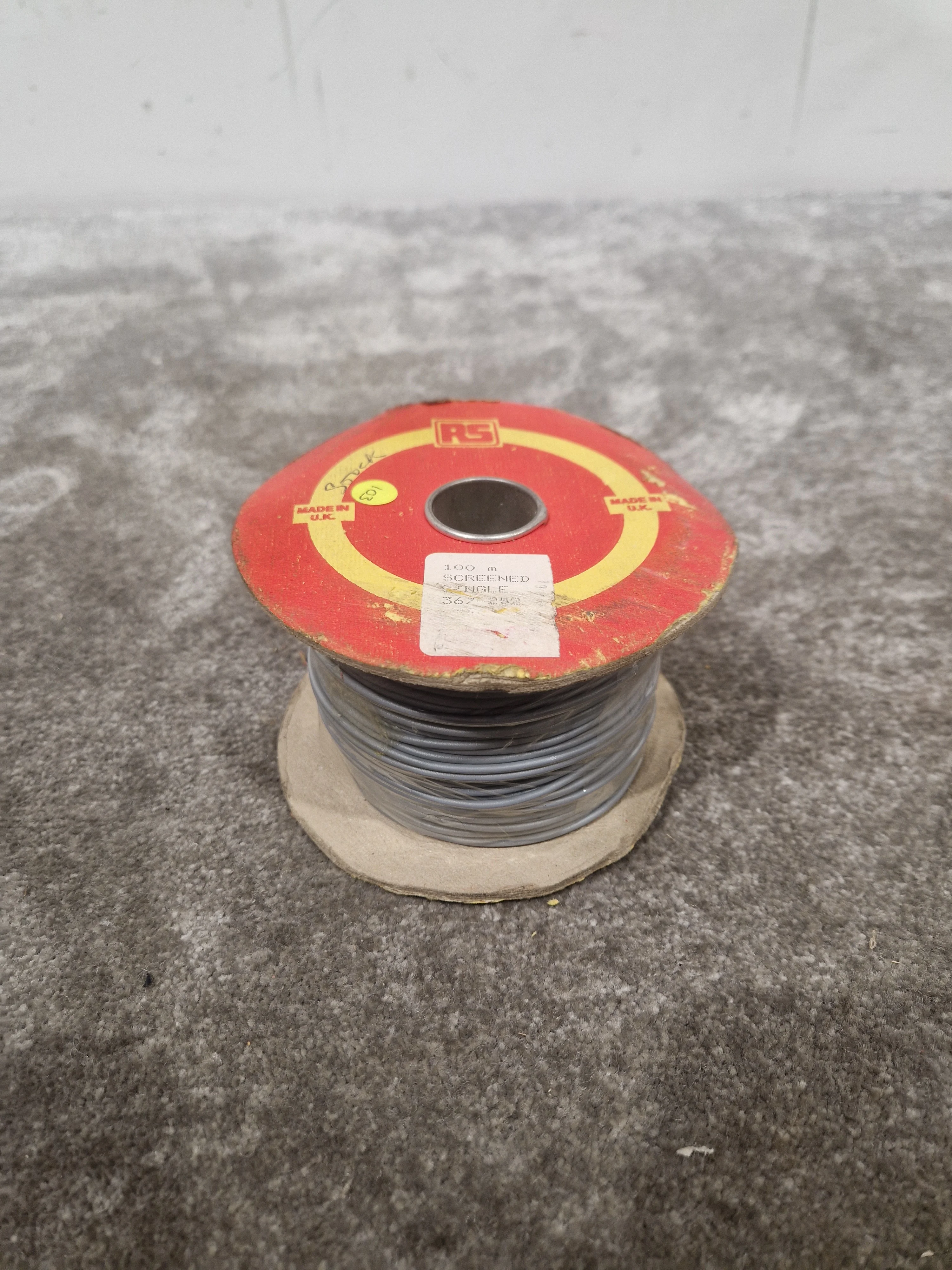 RS Equipment Wire 100 Meteres Grey 16/0.2mm - Multi-Strand Copper - Excellent - Image 2