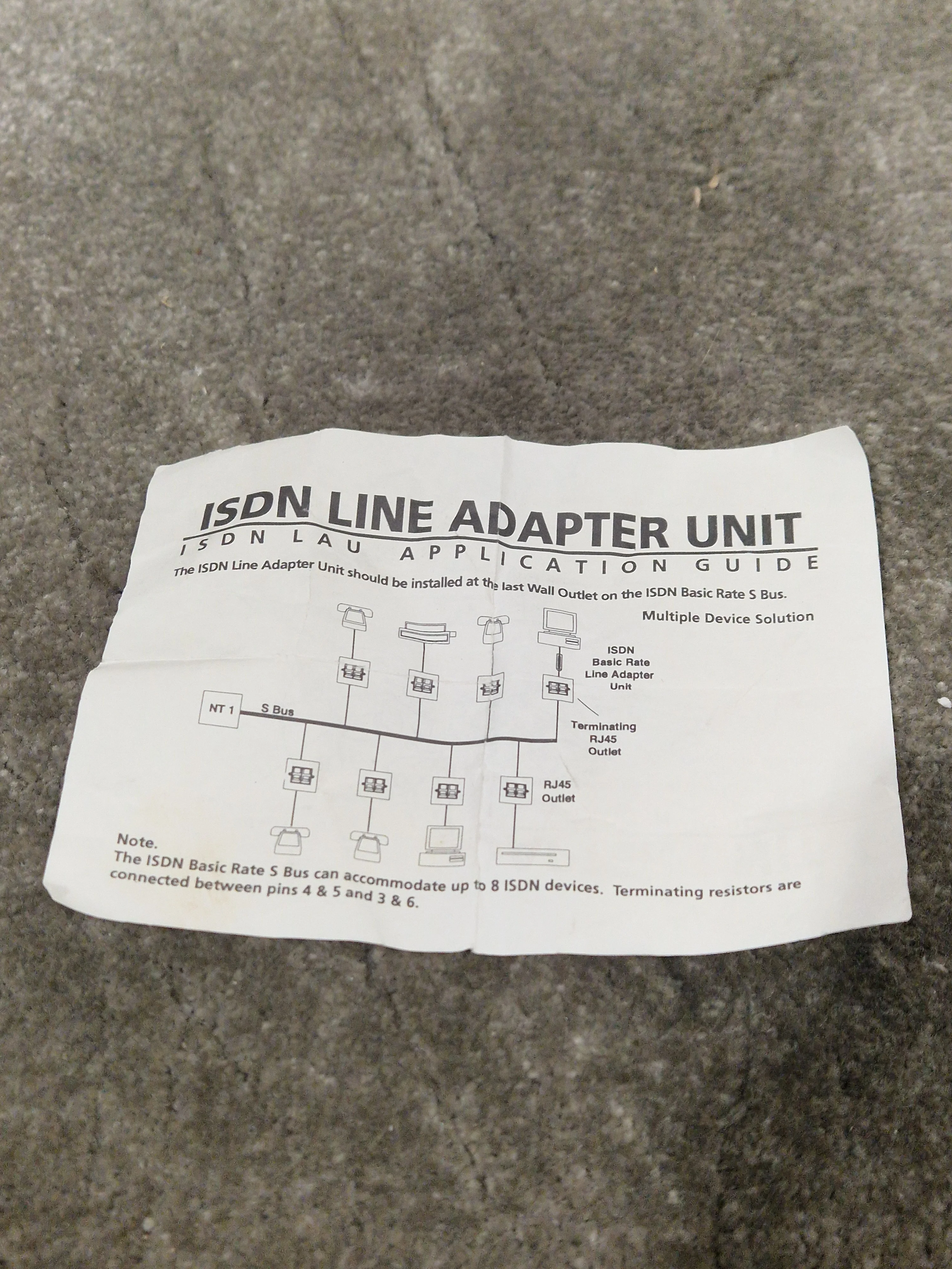 RS ISDN Line Adaptor Unit - High-Performance Interface - Excellent - Image 7