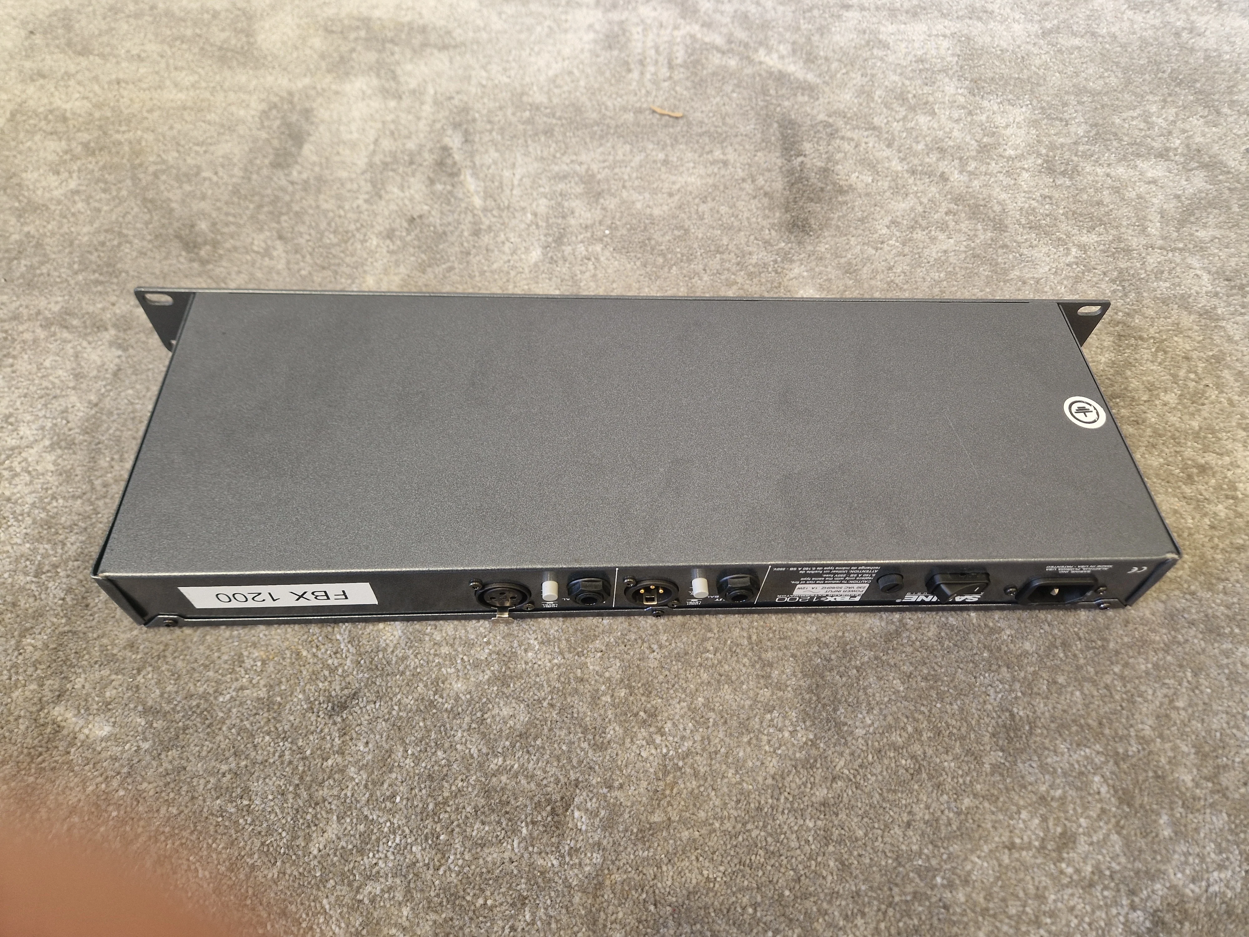 Sabine FBX 1200 – Feedback Exterminator, Rackmount – Spares or Repairs - Image 11