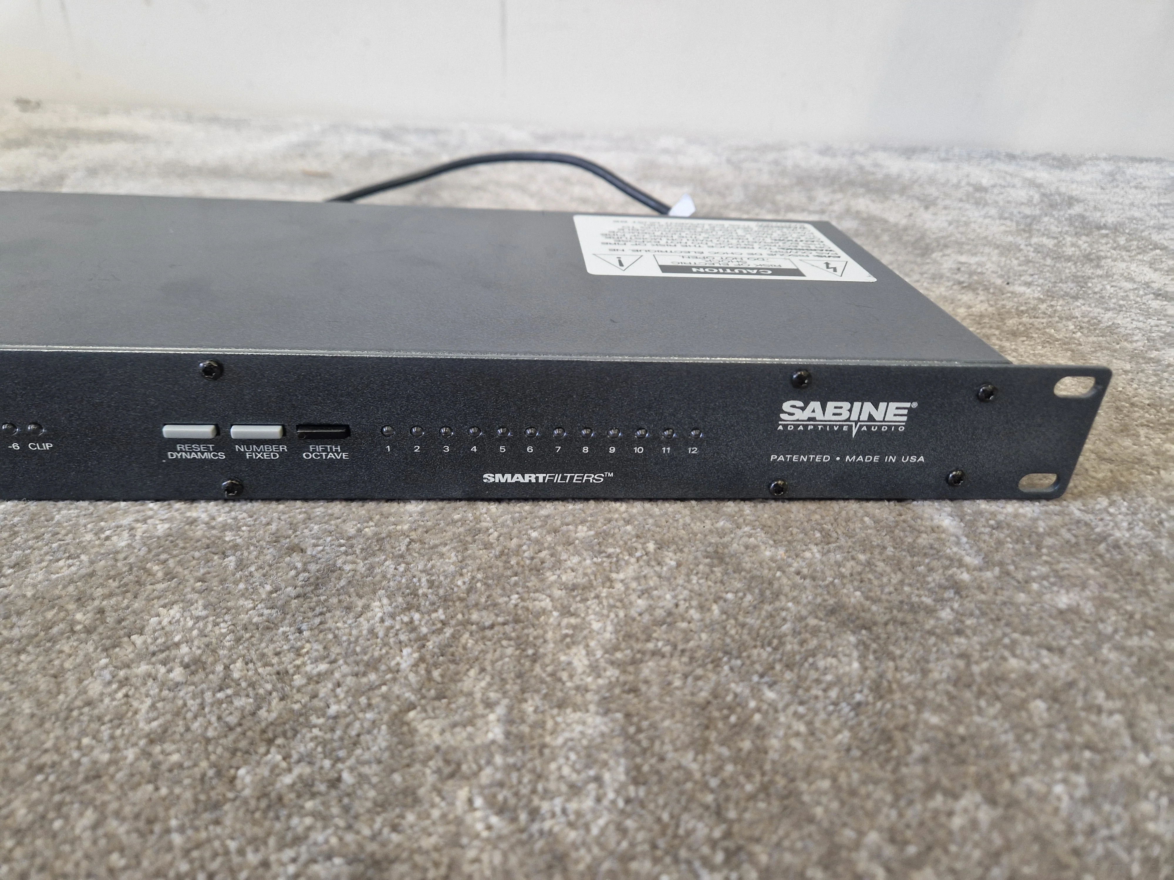 Sabine FBX 1200 – Feedback Exterminator, Rackmount – Spares or Repairs - Image 2