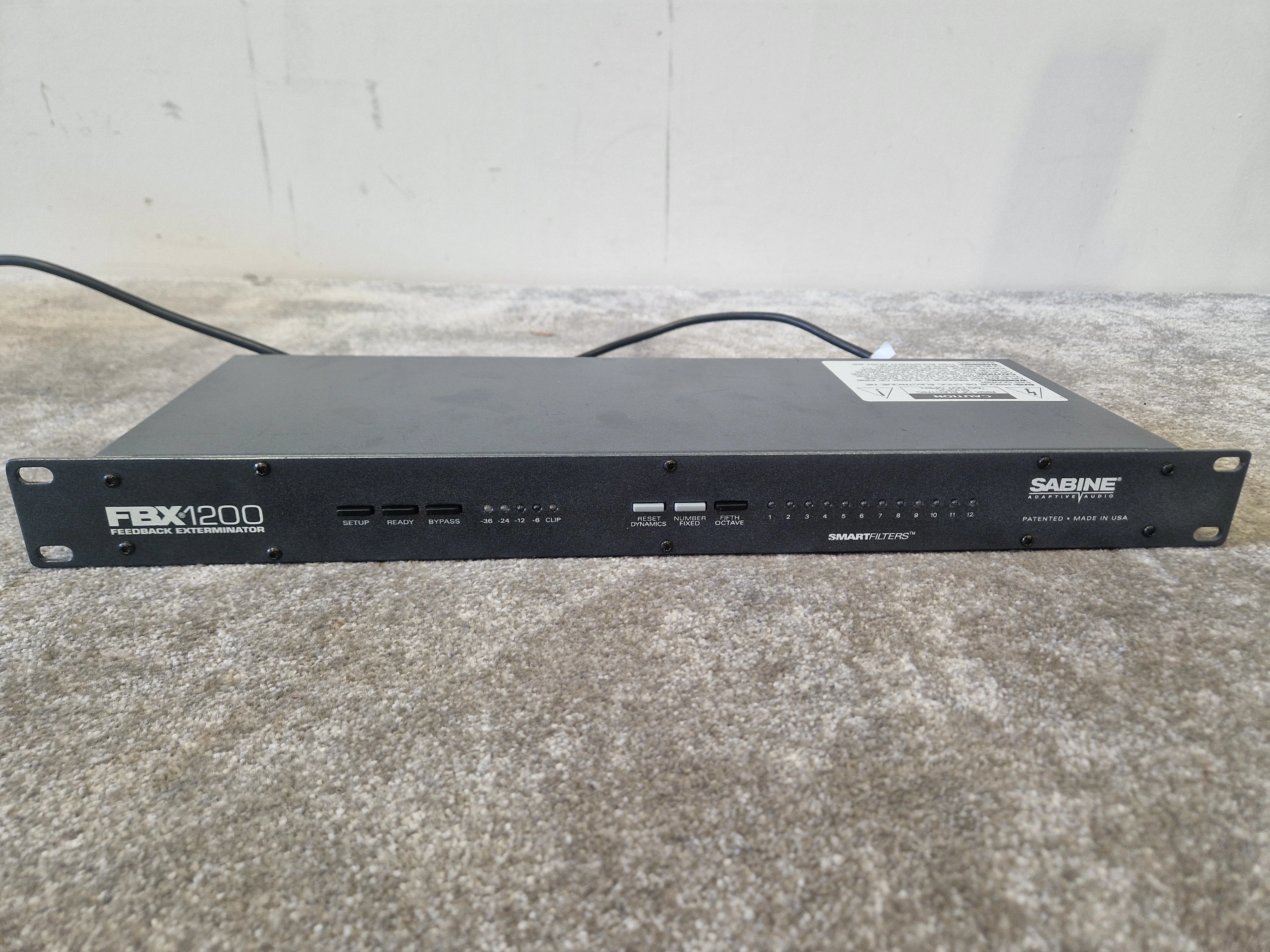 Sabine FBX 1200 – Feedback Exterminator, Rackmount – Spares or Repairs - Image 5