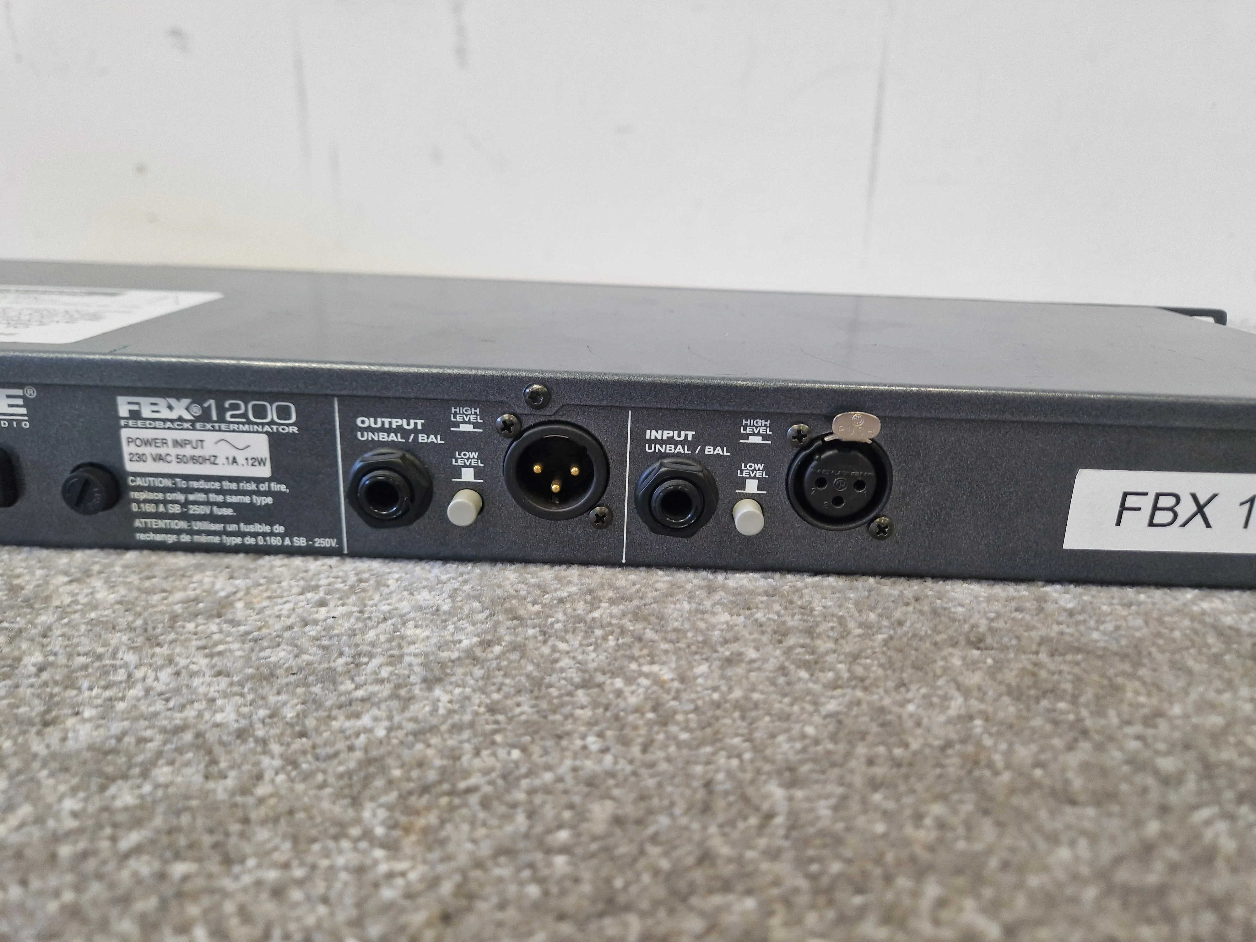Sabine FBX 1200 – Feedback Exterminator, Rackmount – Spares or Repairs - Image 7