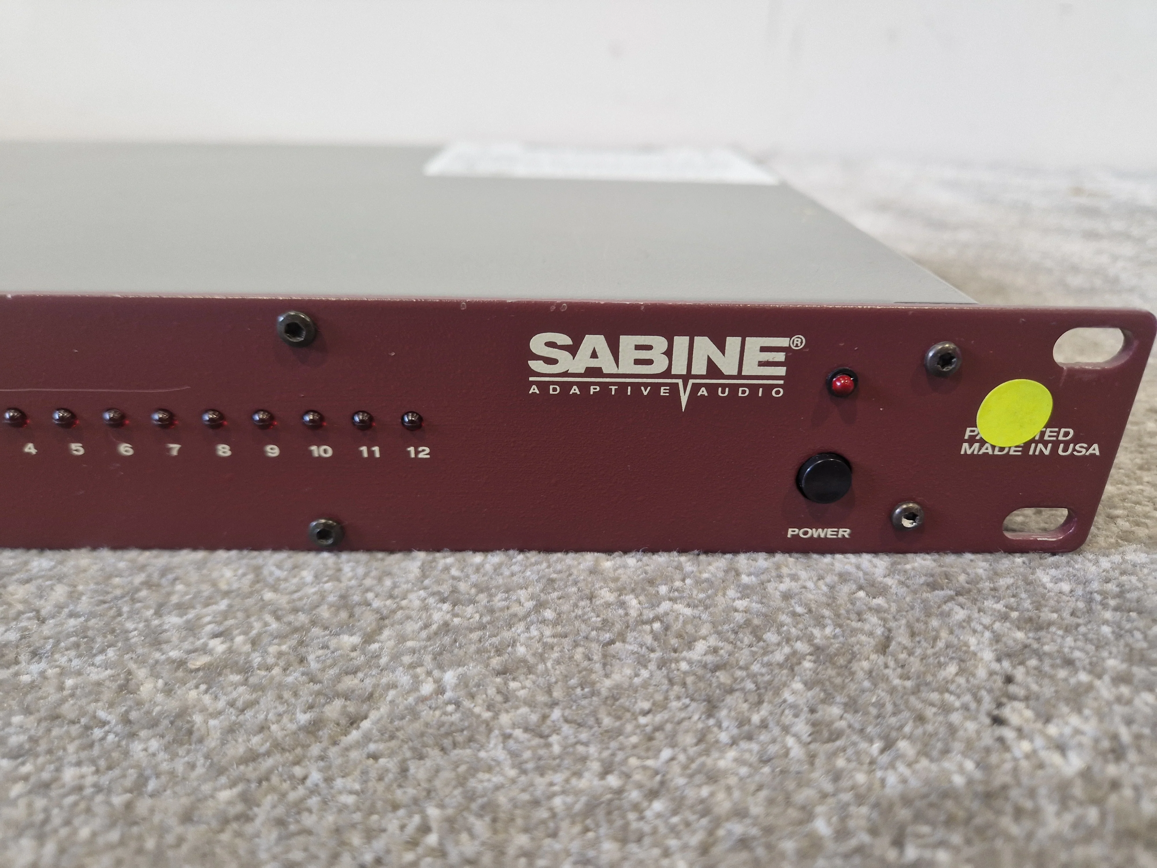 Sabine FBX1020 Feedback Exterminator – 20-Bit DSP – 10 Constant Q Filters – Good - Image 2