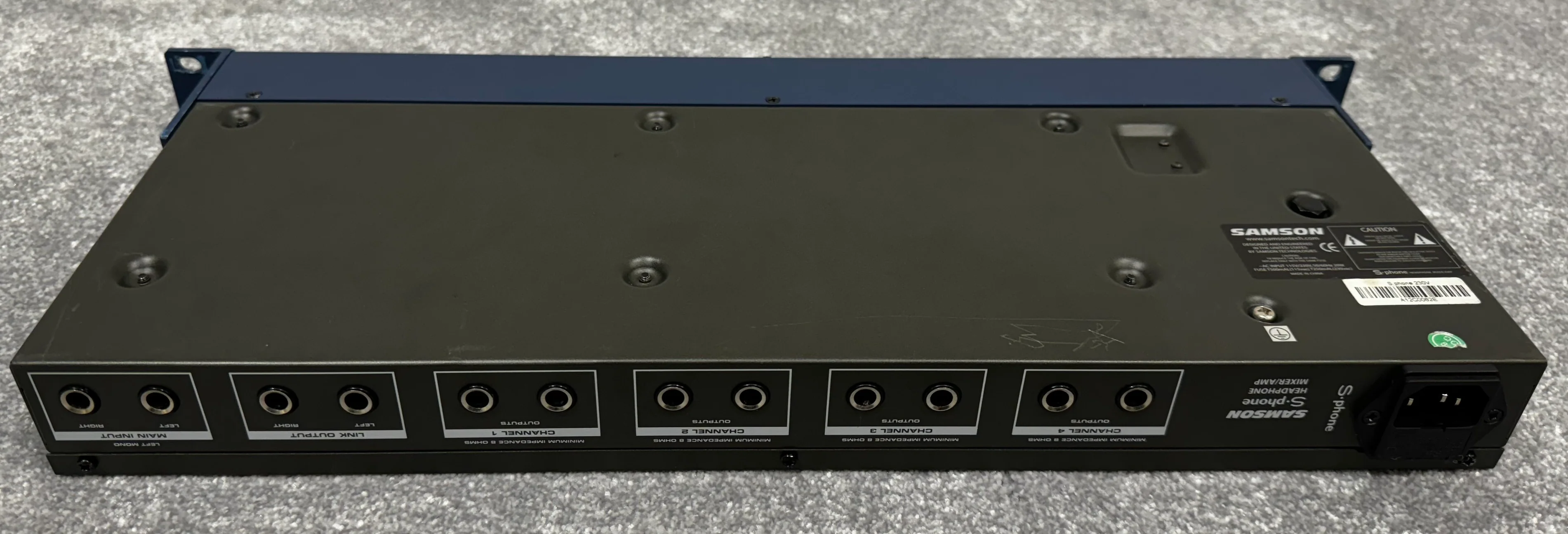 Samson Audio S-Phone – 4 Channel Headphone Amplifier – Very Good - Image 2