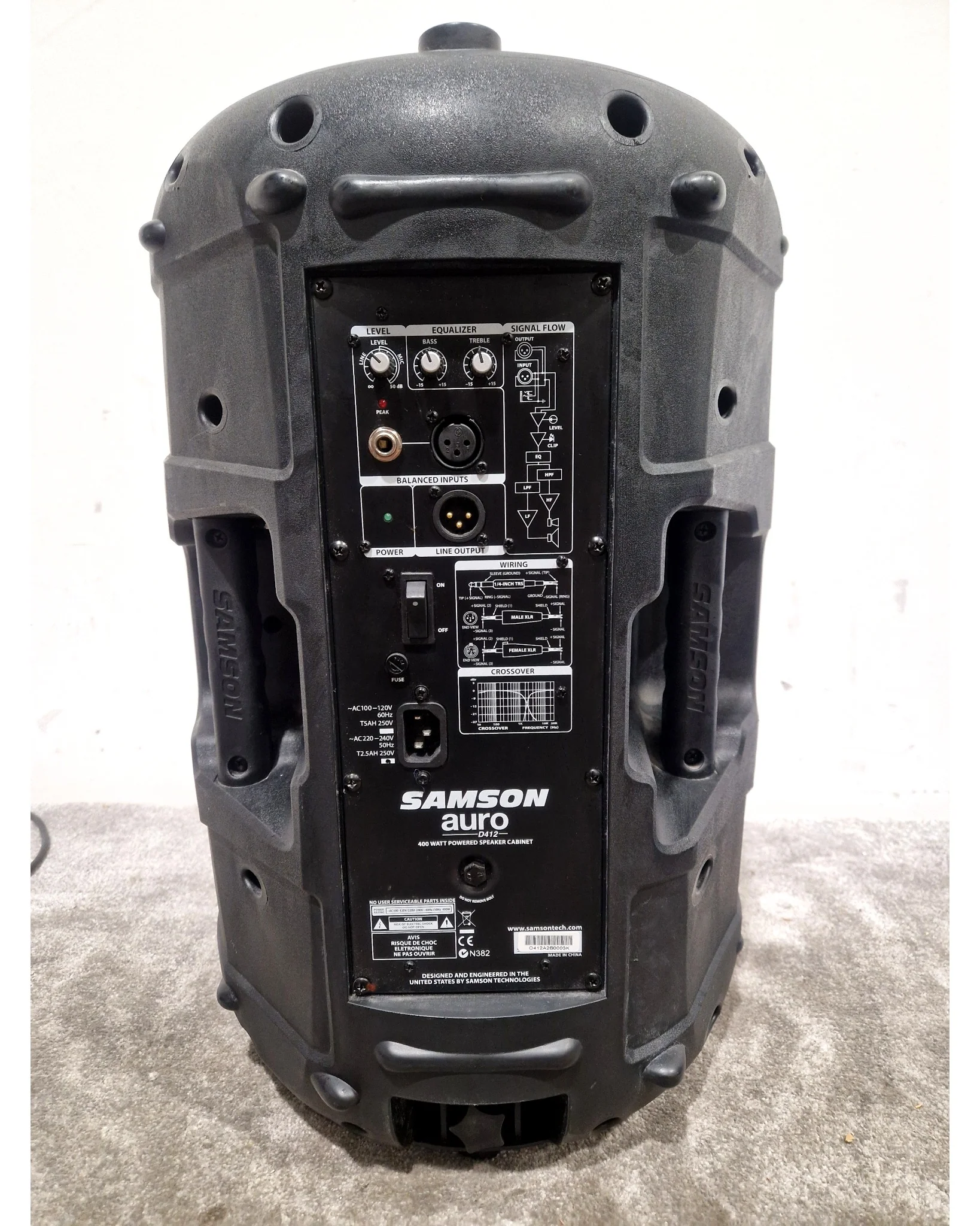 Samson Auro D412 - PA Speaker - Black - Spares or Repair - Image 5