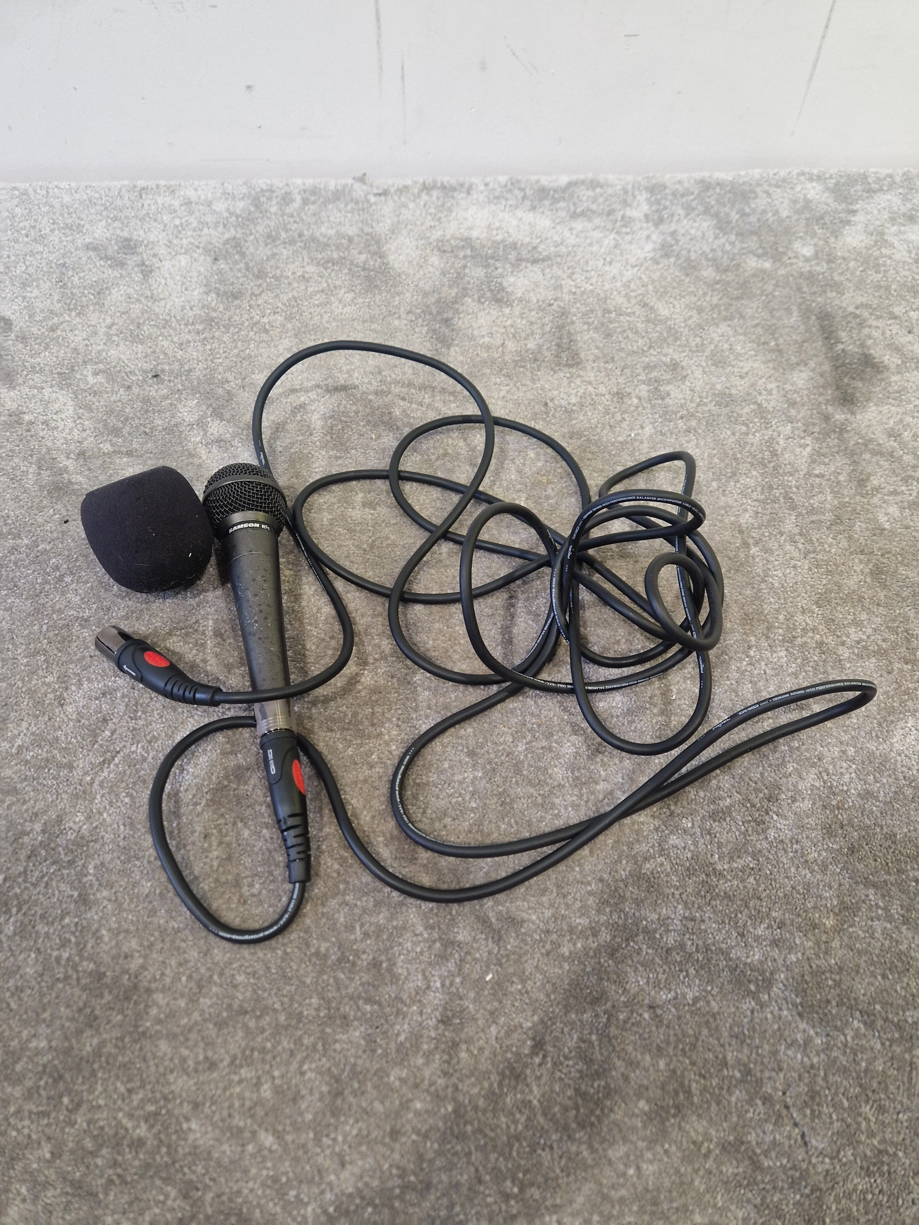 Samson R11 – Hypercardioid Dynamic Mic, Neodymium Capsule – Good w/ Proel Die Hard Mic Cable - Image 6