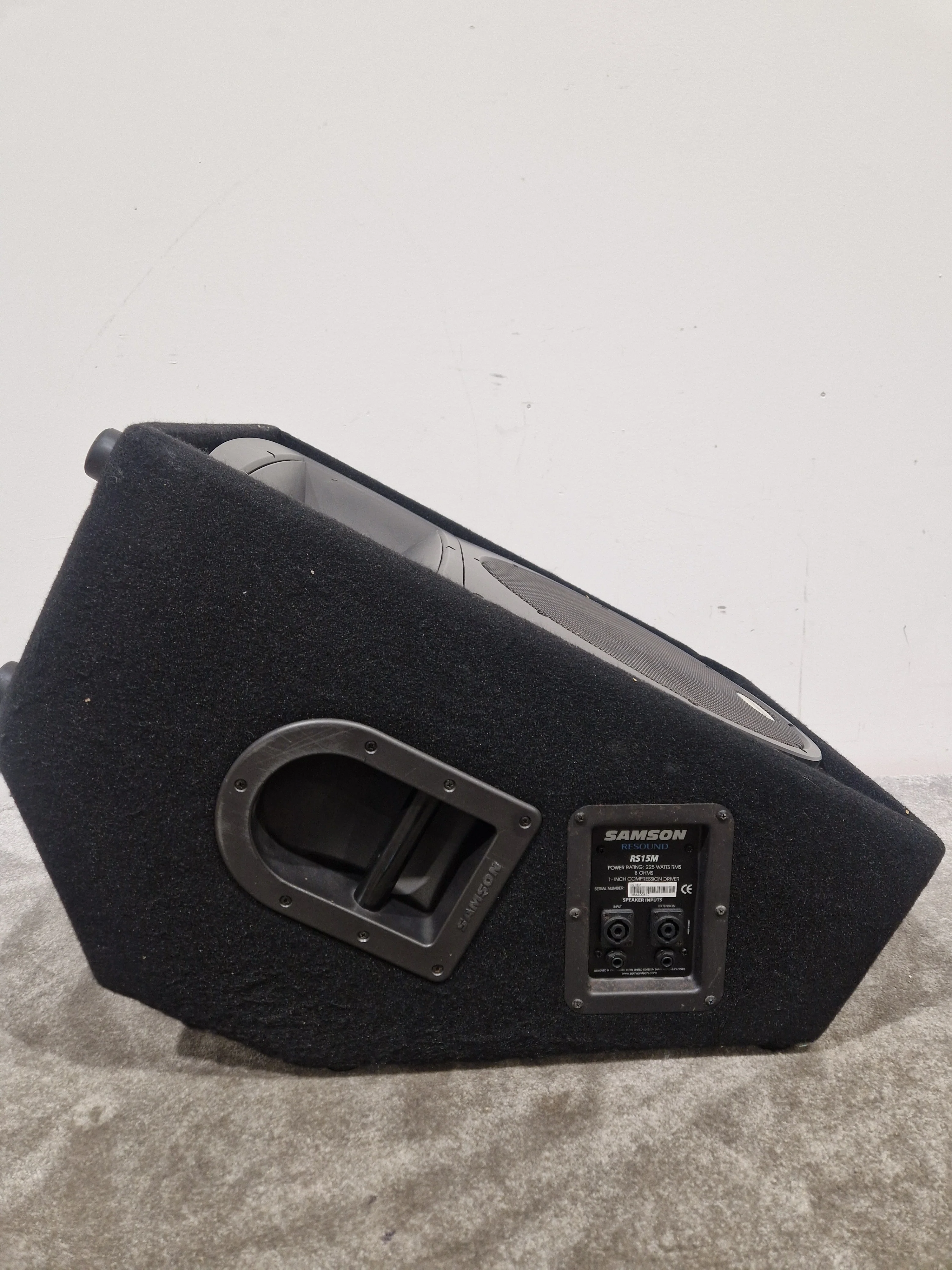 Samson Resound RS15M - Passive Floor Monitors - Black - Excellent - Image 5