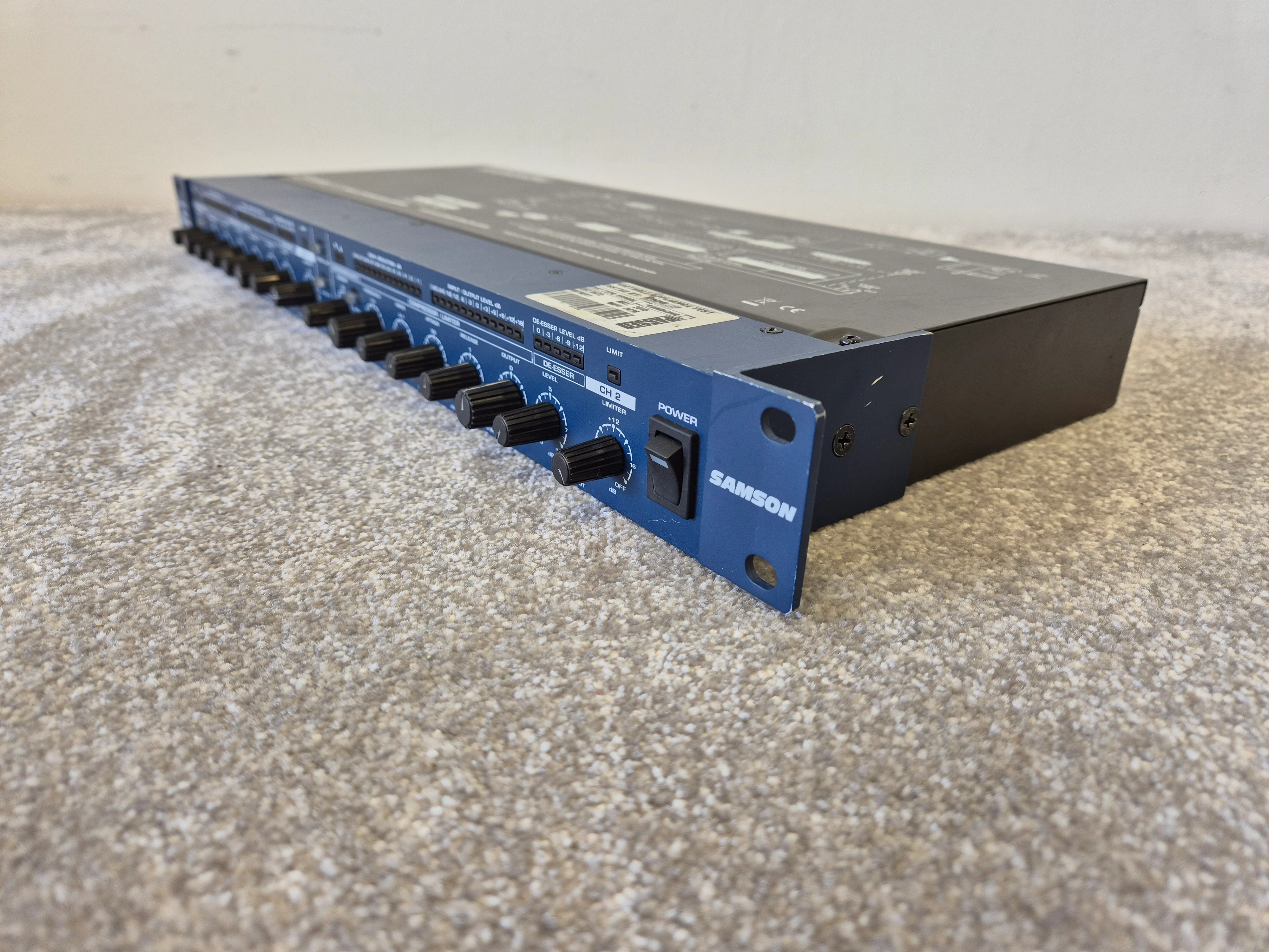 Samson S-COM Plus Stereo Compressor/Limiter - Versatile Audio Processing - Very Good w/ Original Box - Image 9