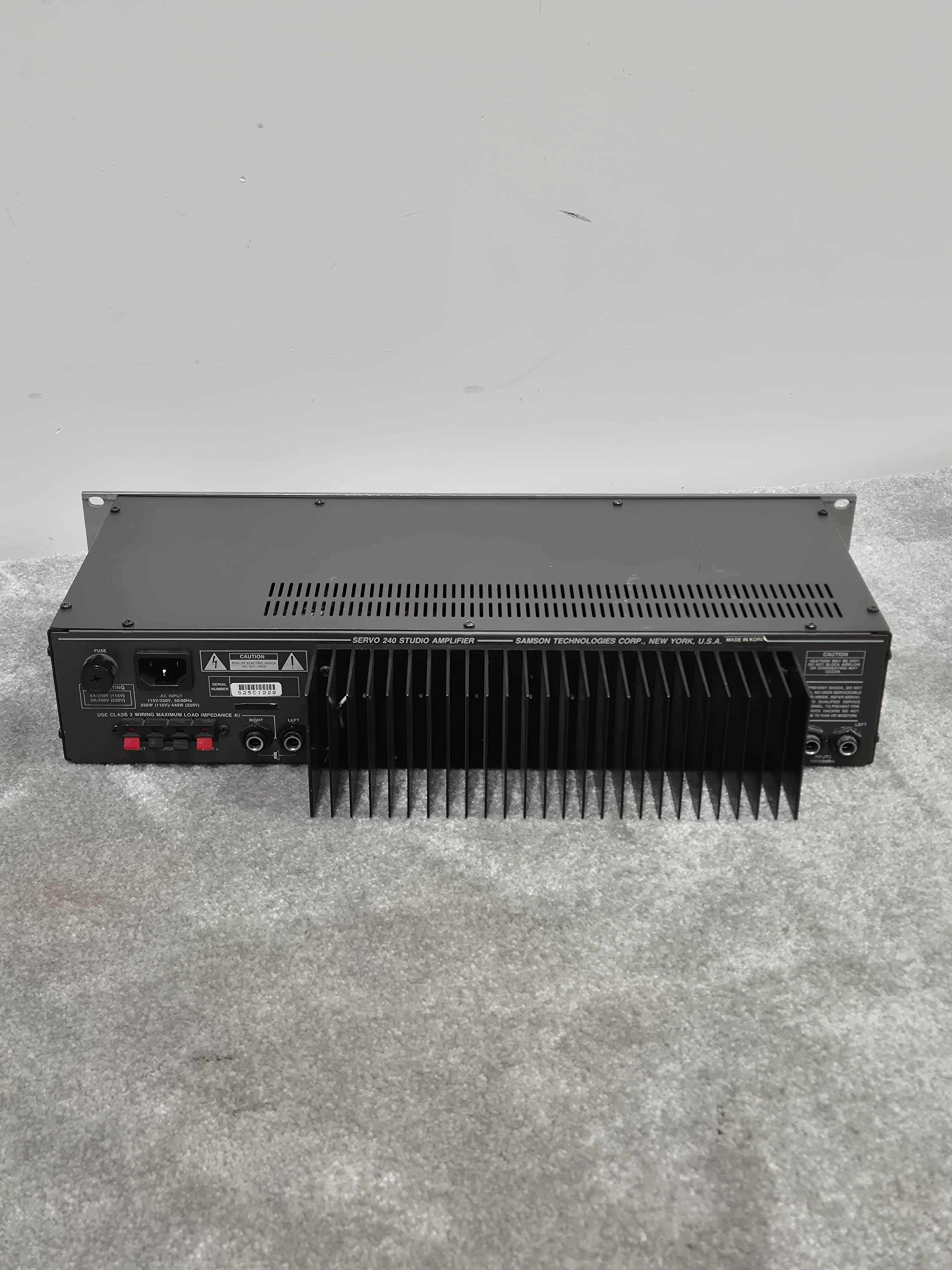 Samson Servo 240 - Stereo Power Amplifier (Read Description) - Image 7