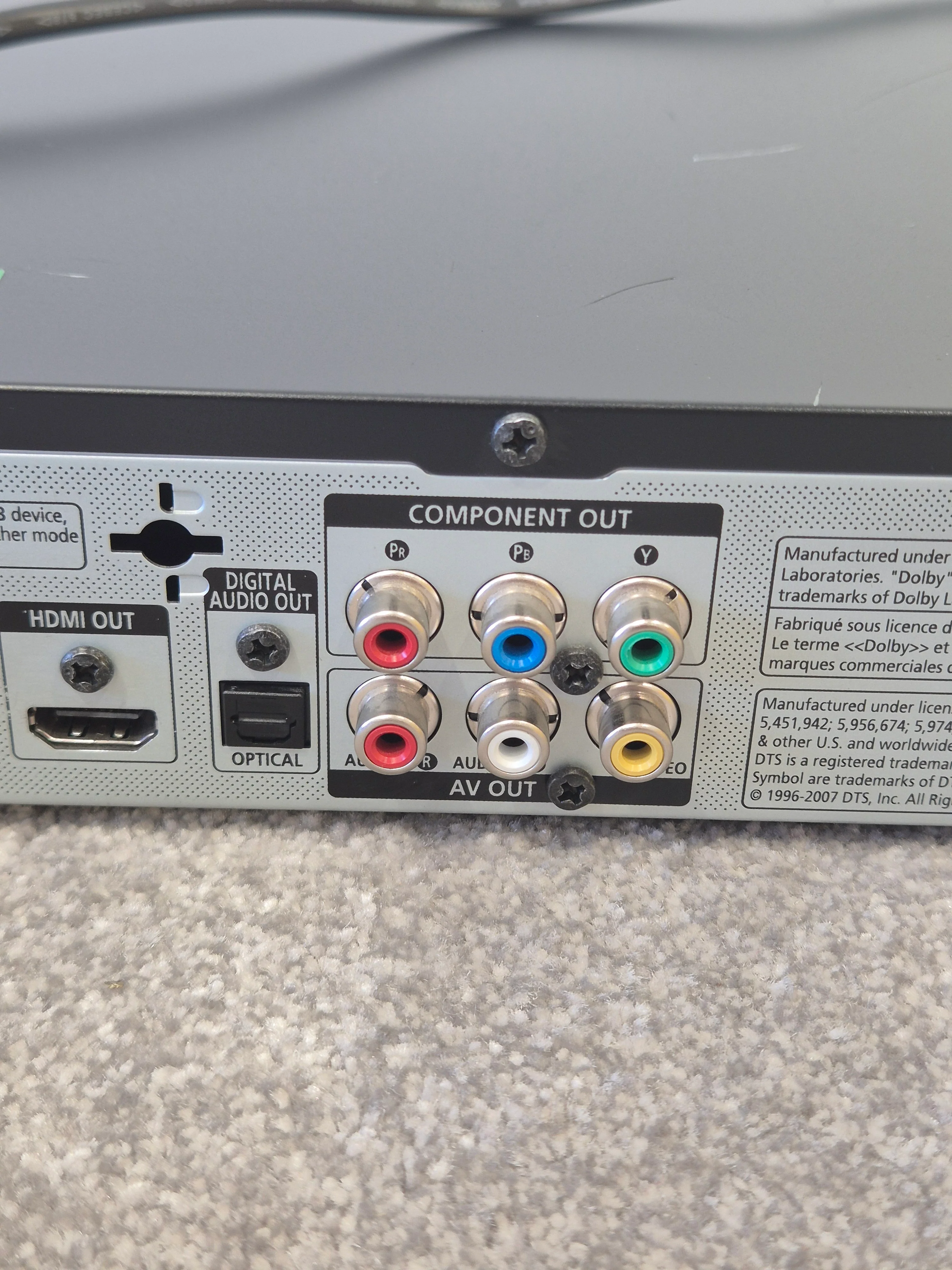 Samsung BD-P1500 Blu-Ray Player – Full HD 1080p - Very Good - Image 6