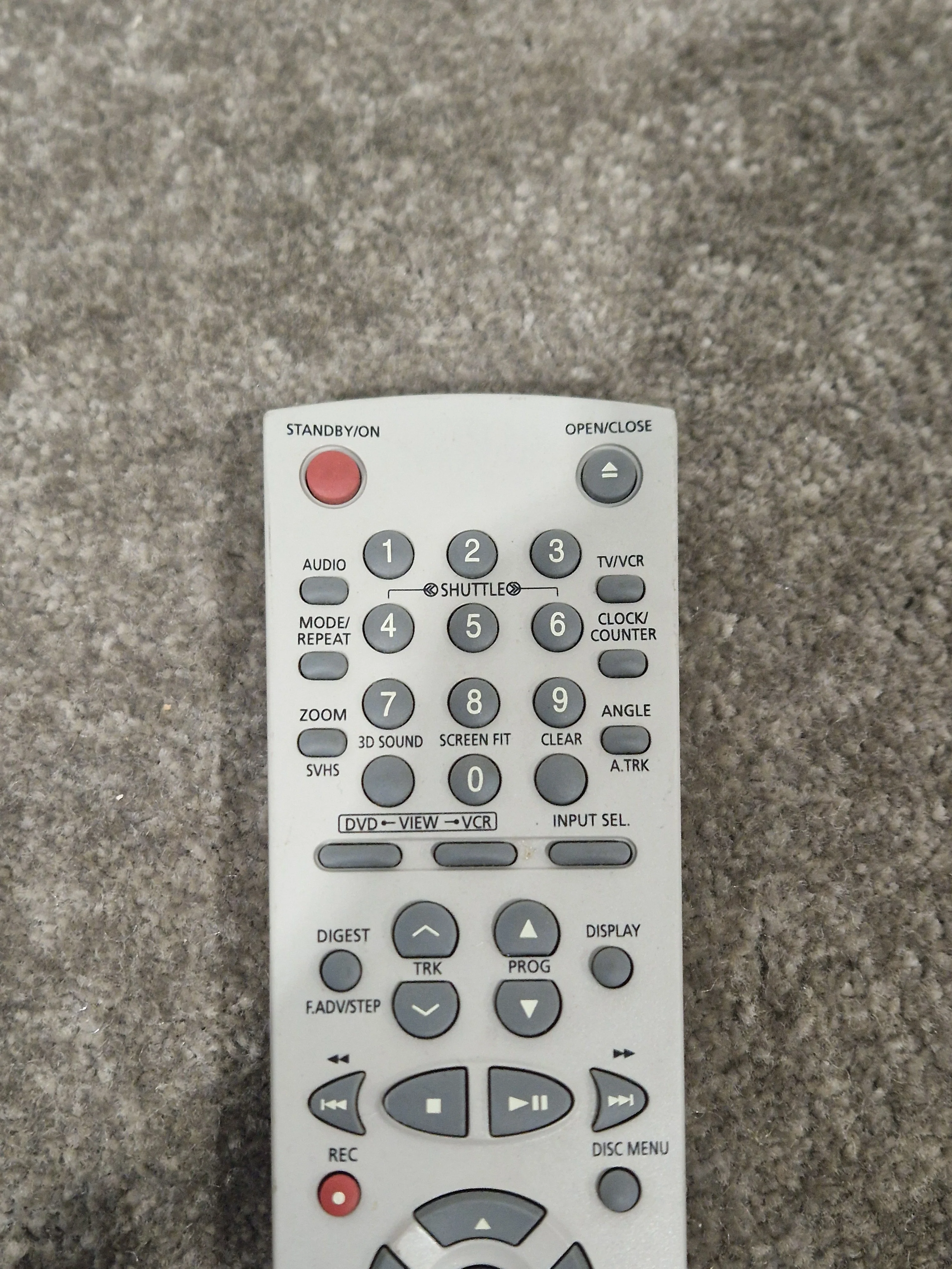 Samsung DVD Player Remote 00002A - Replacement Controller - Excellent - Image 2