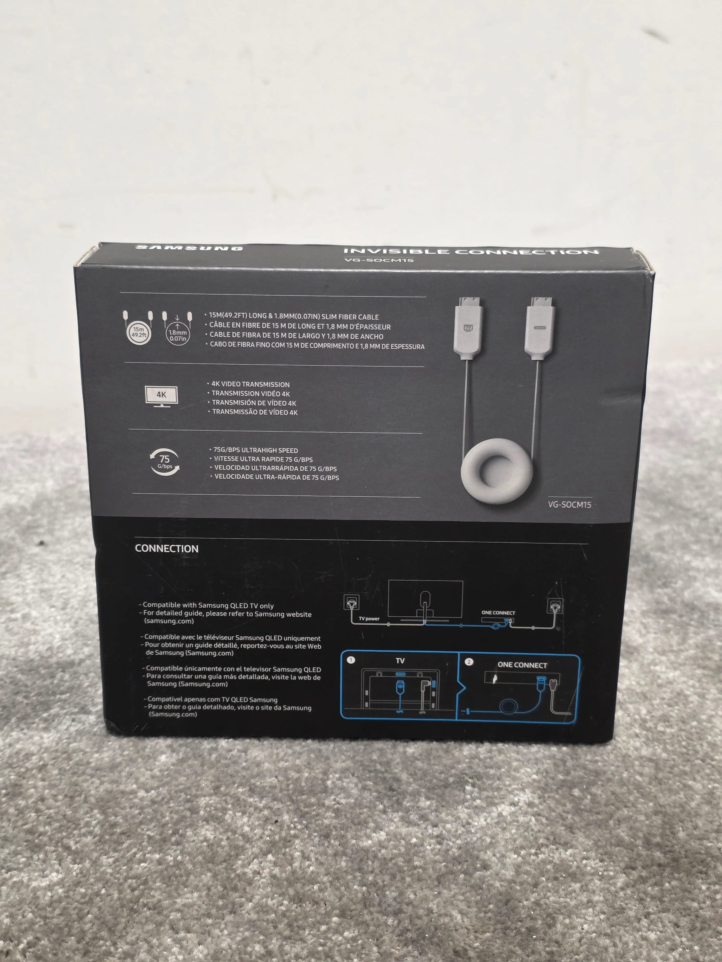 Samsung Invisible Connection VG-SOCM5 Cable - 15M Length - New - Image 3