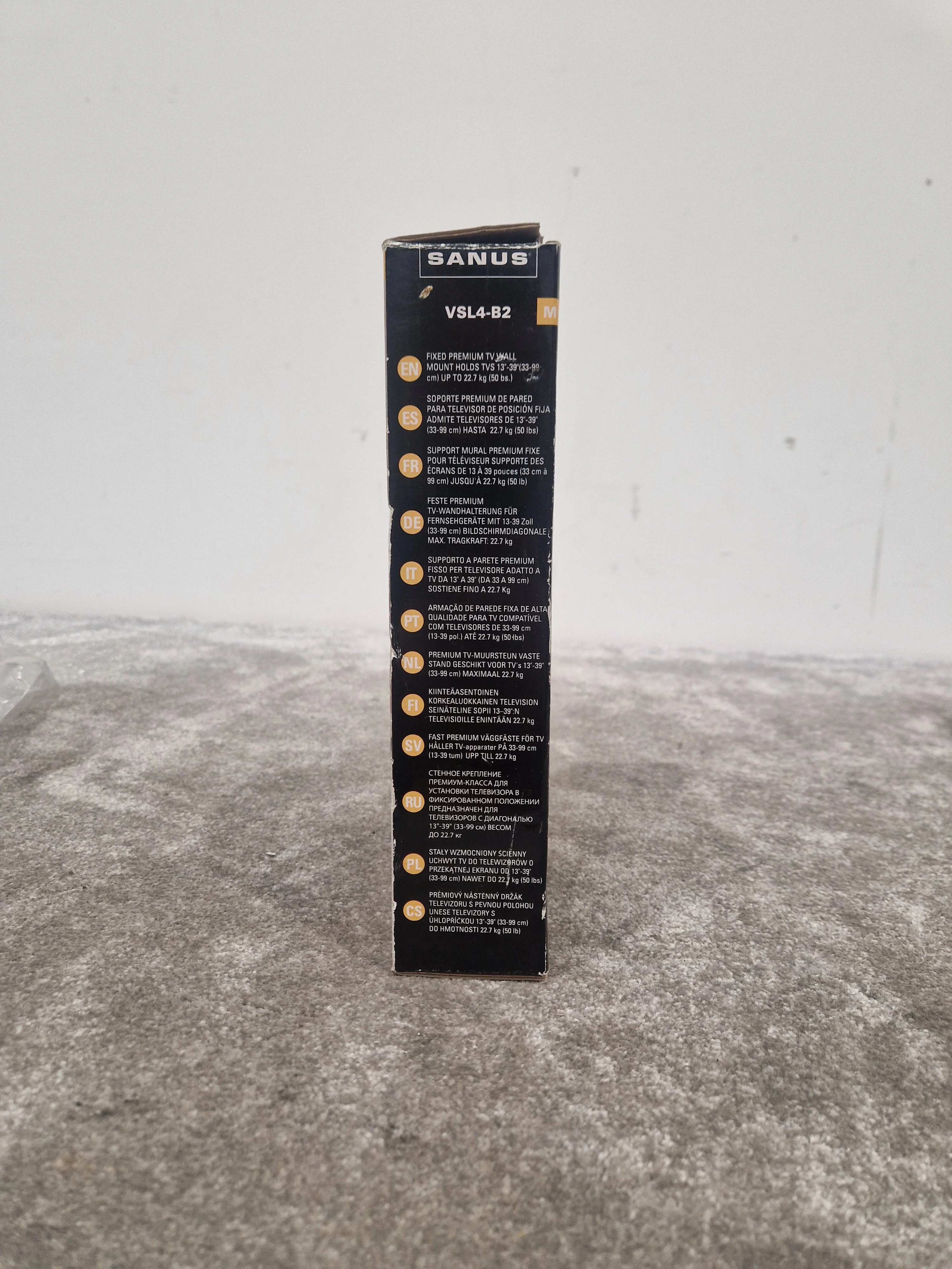 Sanus VSL4-B2 - Adjustable Speaker Stands - Open Box w/ Original Box & Manuals - Image 4