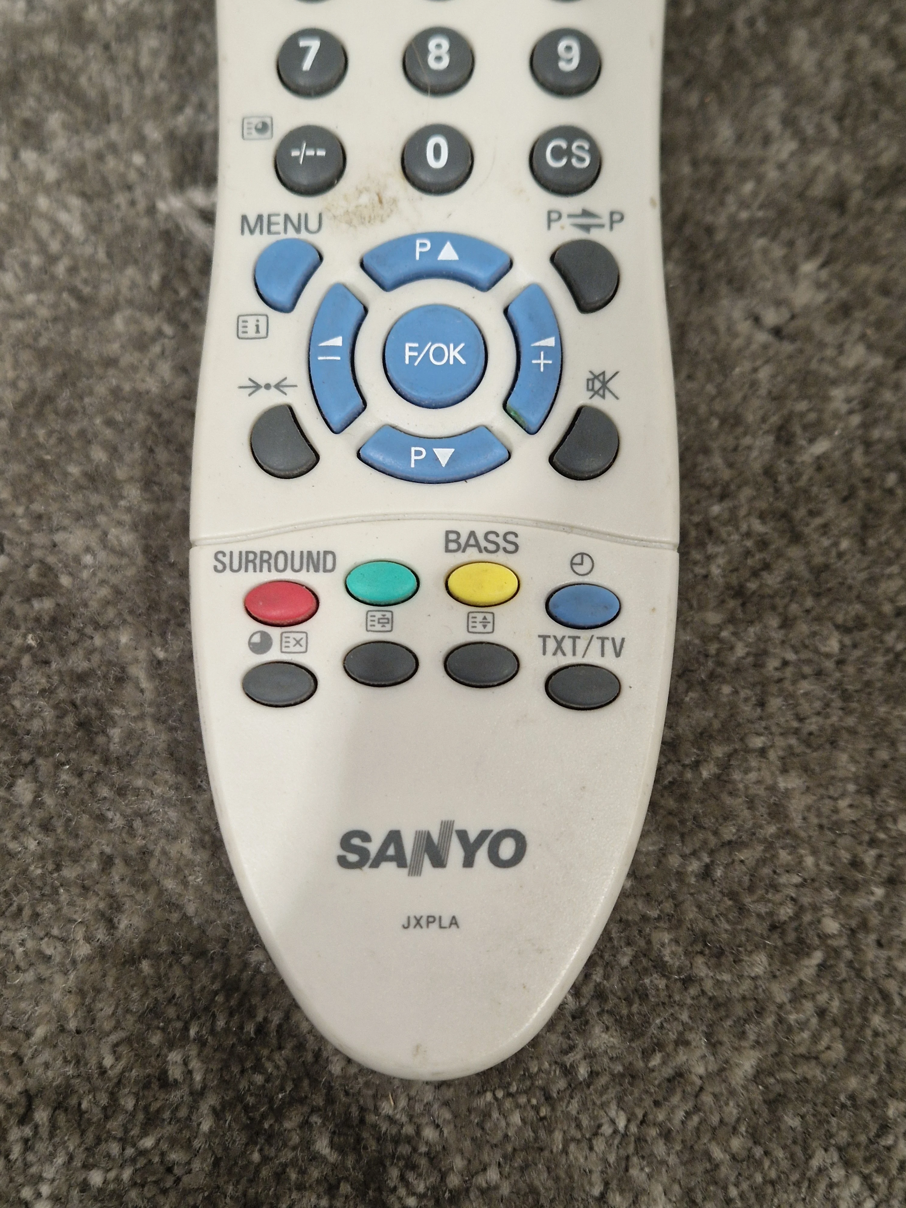 Sanyo JXPLA Remote Control - Universal Compatibility - Very Good - Image 3