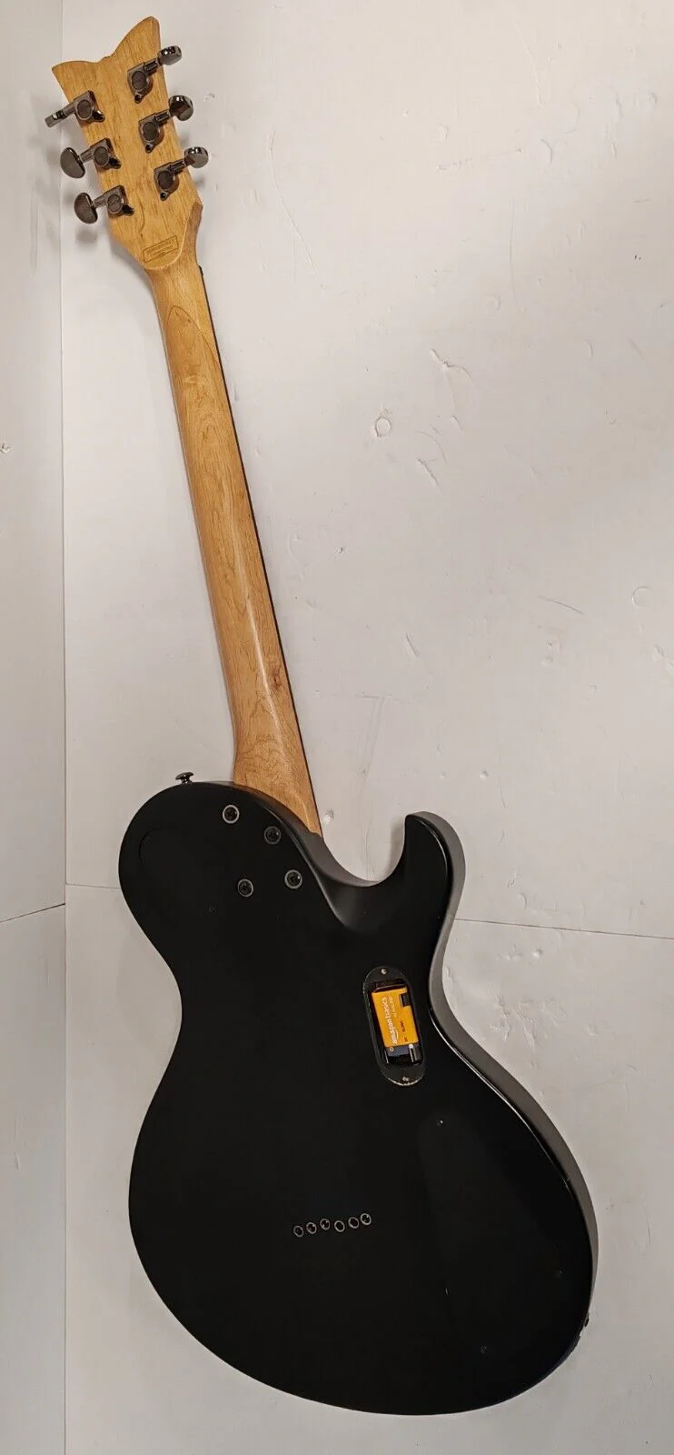 Schecter Diamond Series Demon Solo 6 Custom Black Electric Guitar Left Handed - Image 4