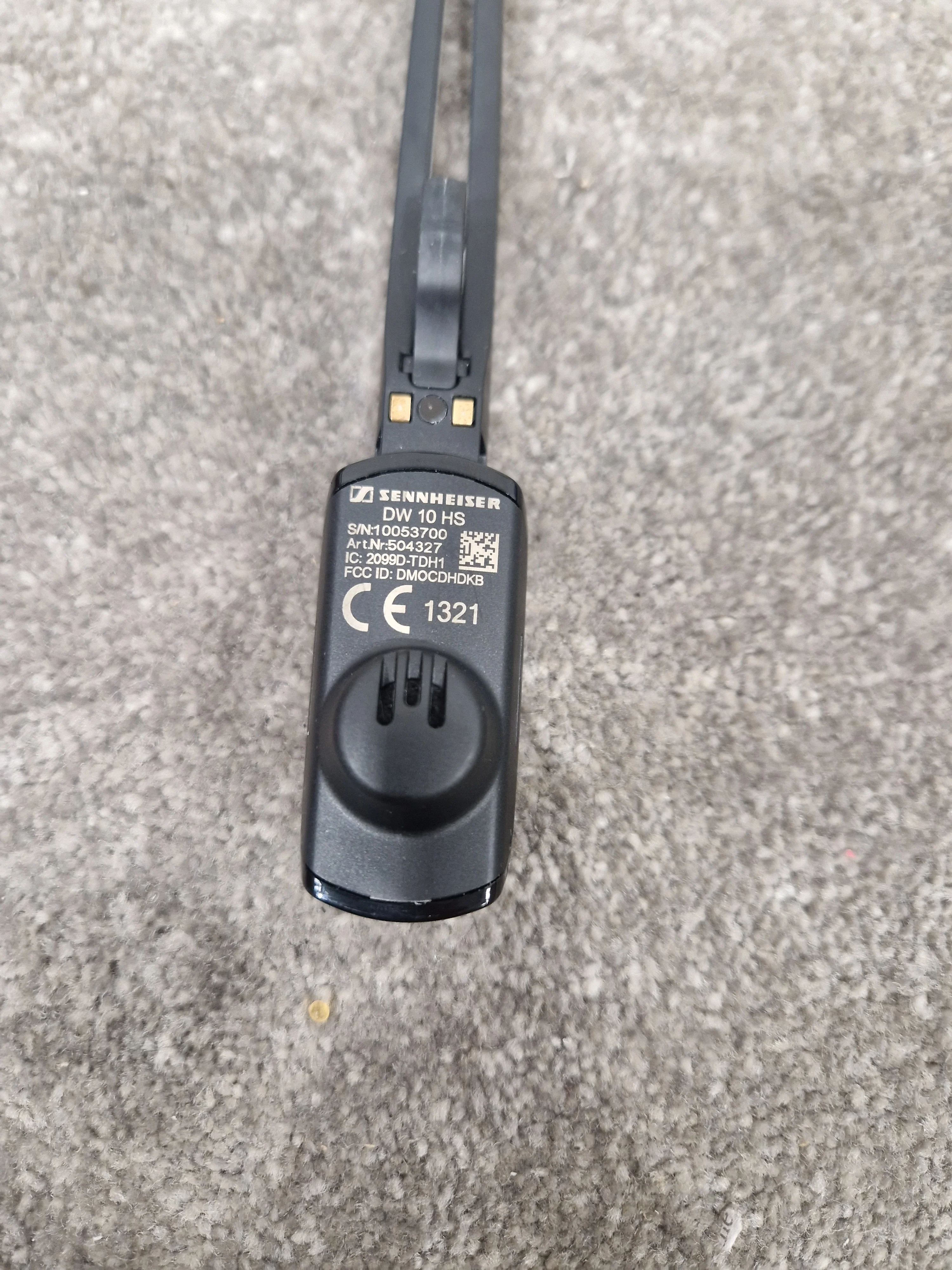 Sennheiser DW 10 HS Headset - Bluetooth Connector, Untested - Very Good - Image 8