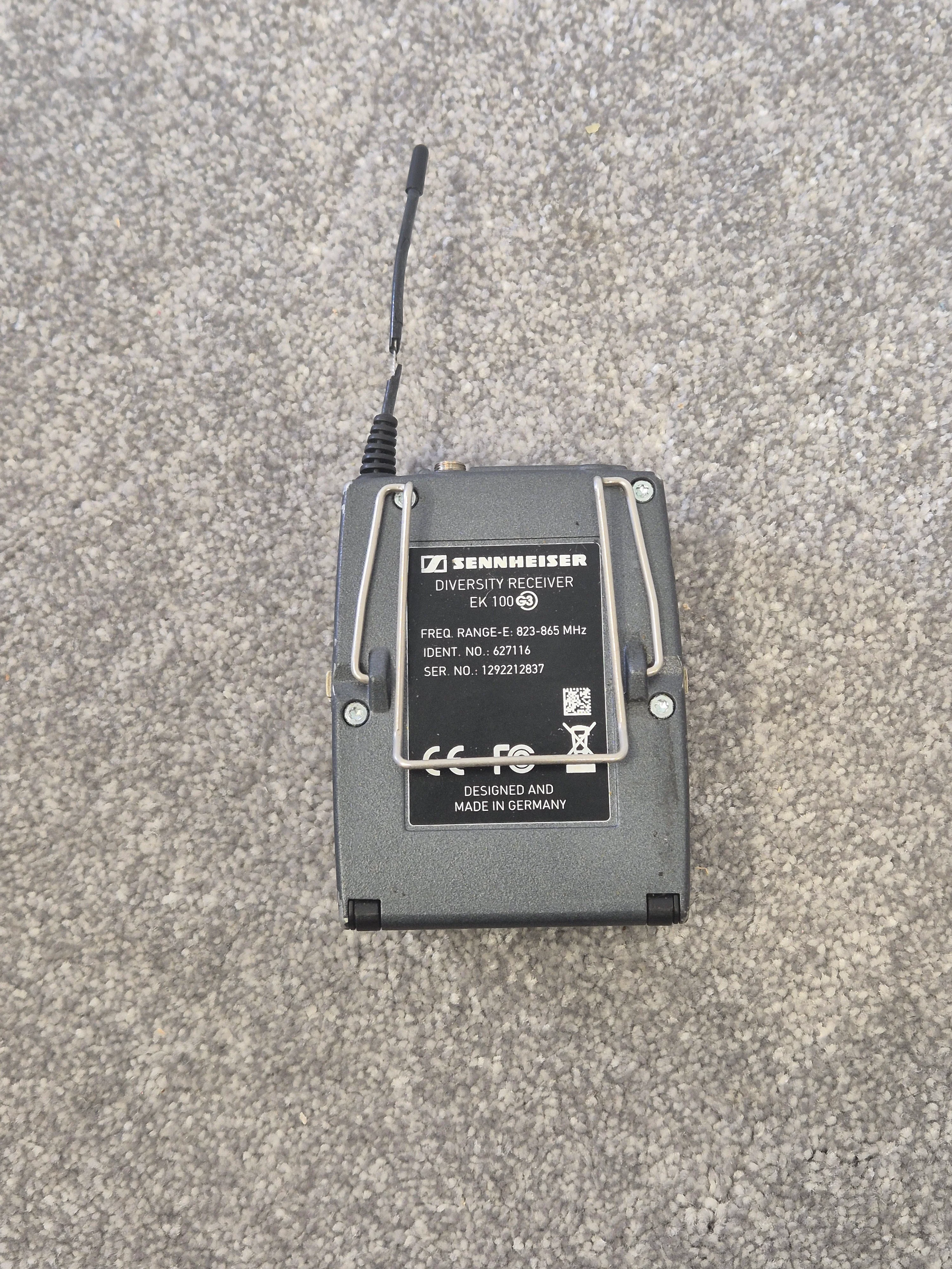 Sennheiser EK 100 G3 - Wireless Microphone Receiver (Spares or Repairs) - Image 7