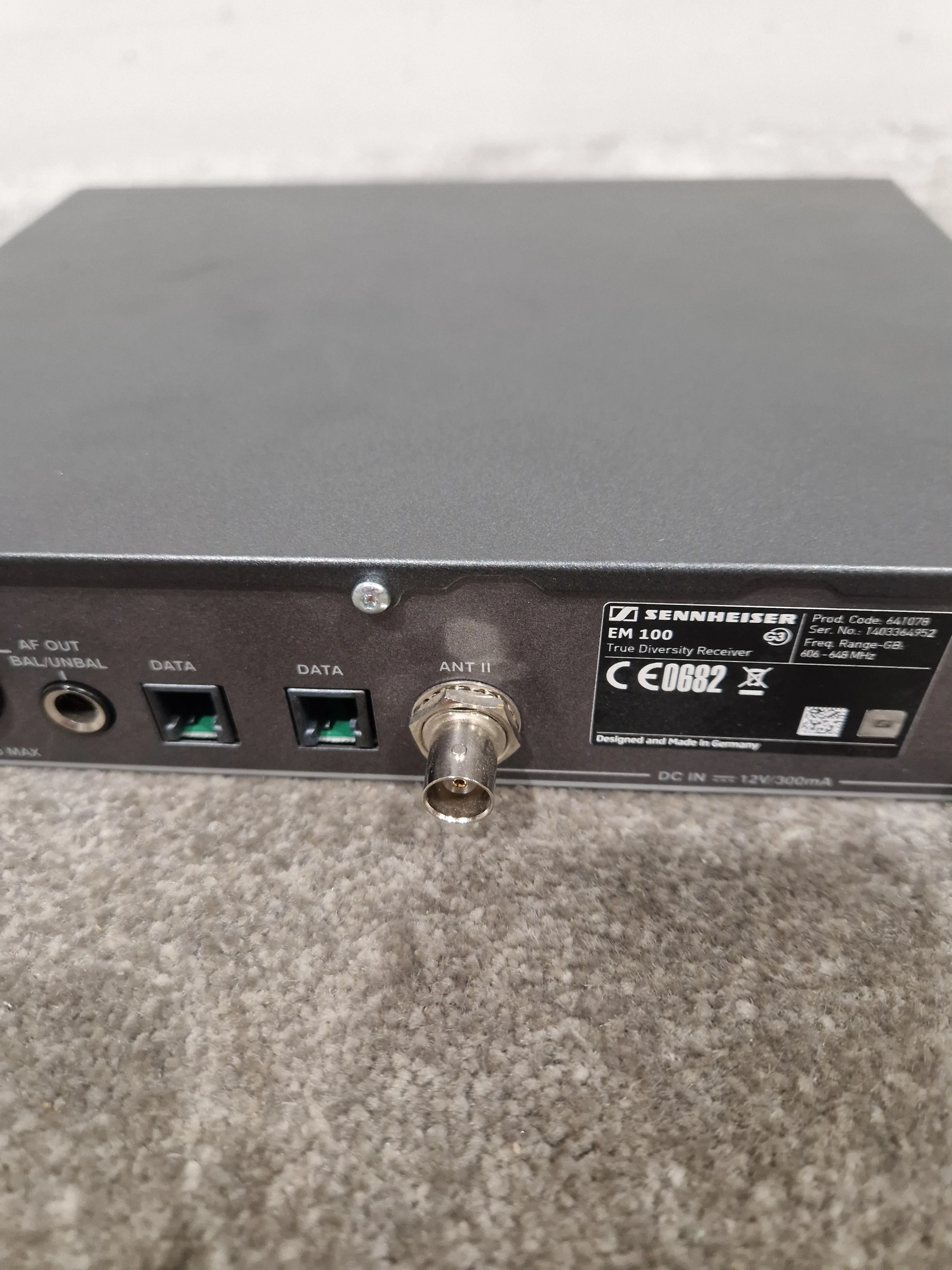 Sennheiser EW 100 G3 - Wireless Receiver - Excellent w/ Rack mount Parts Power supply - Image 6