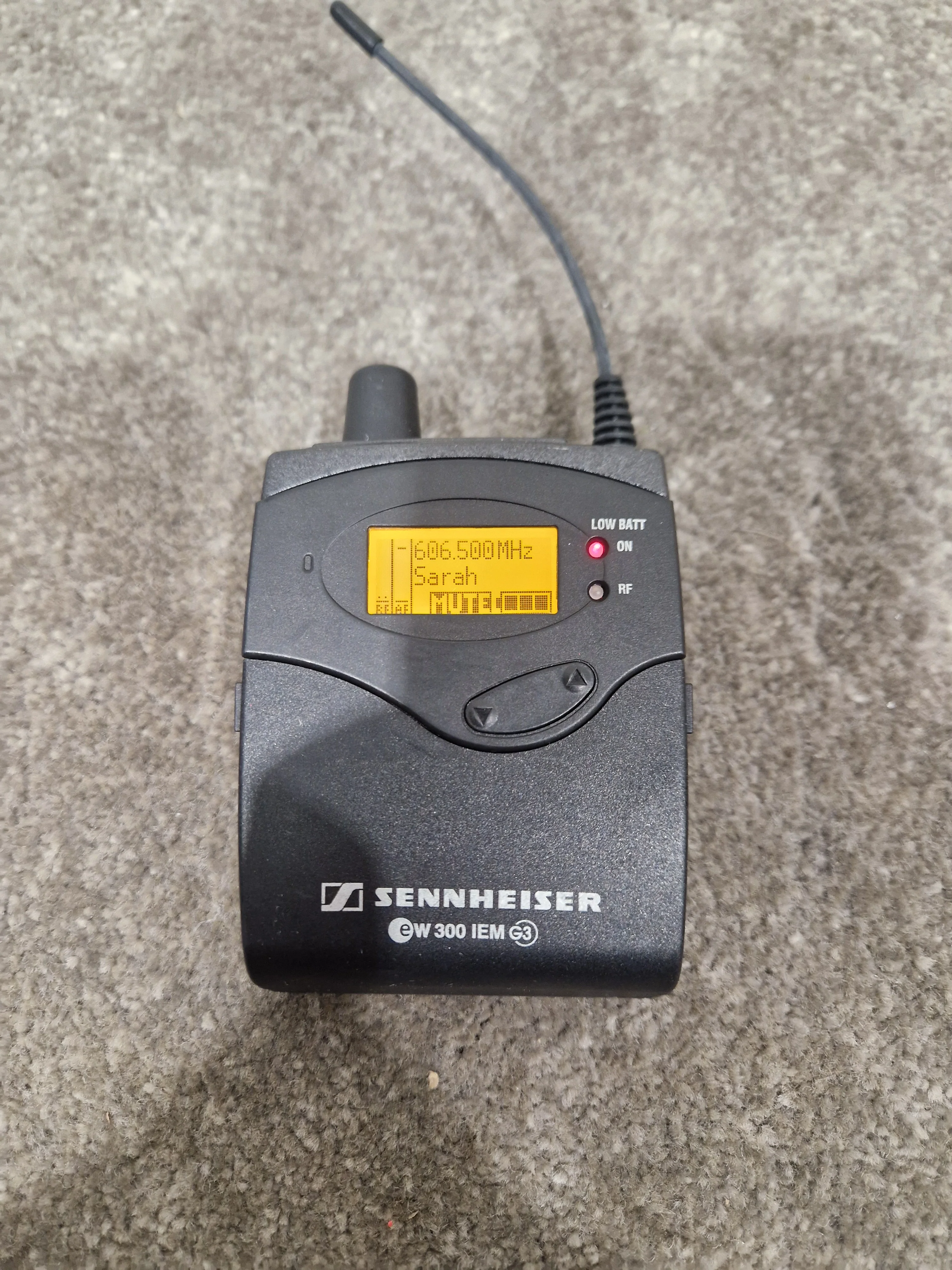 Sennheiser eW IEM G3 Transmitter And Receiver System – Wireless Microphone System - Good w/ Power Supply - Image 3