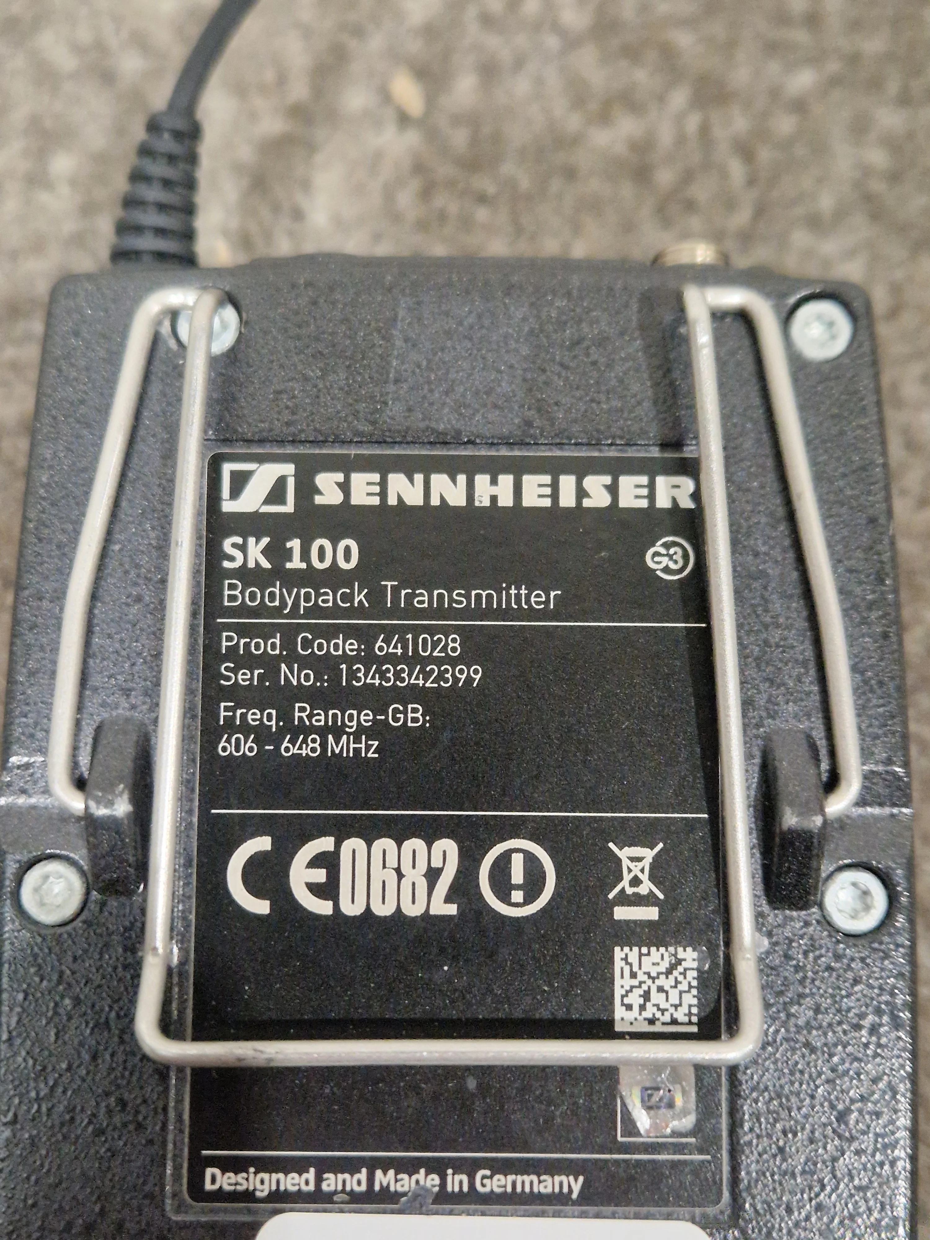 Sennheiser SK 100 G3 - Bodypack Transmitter - Excellent w/ Batteries - Image 7