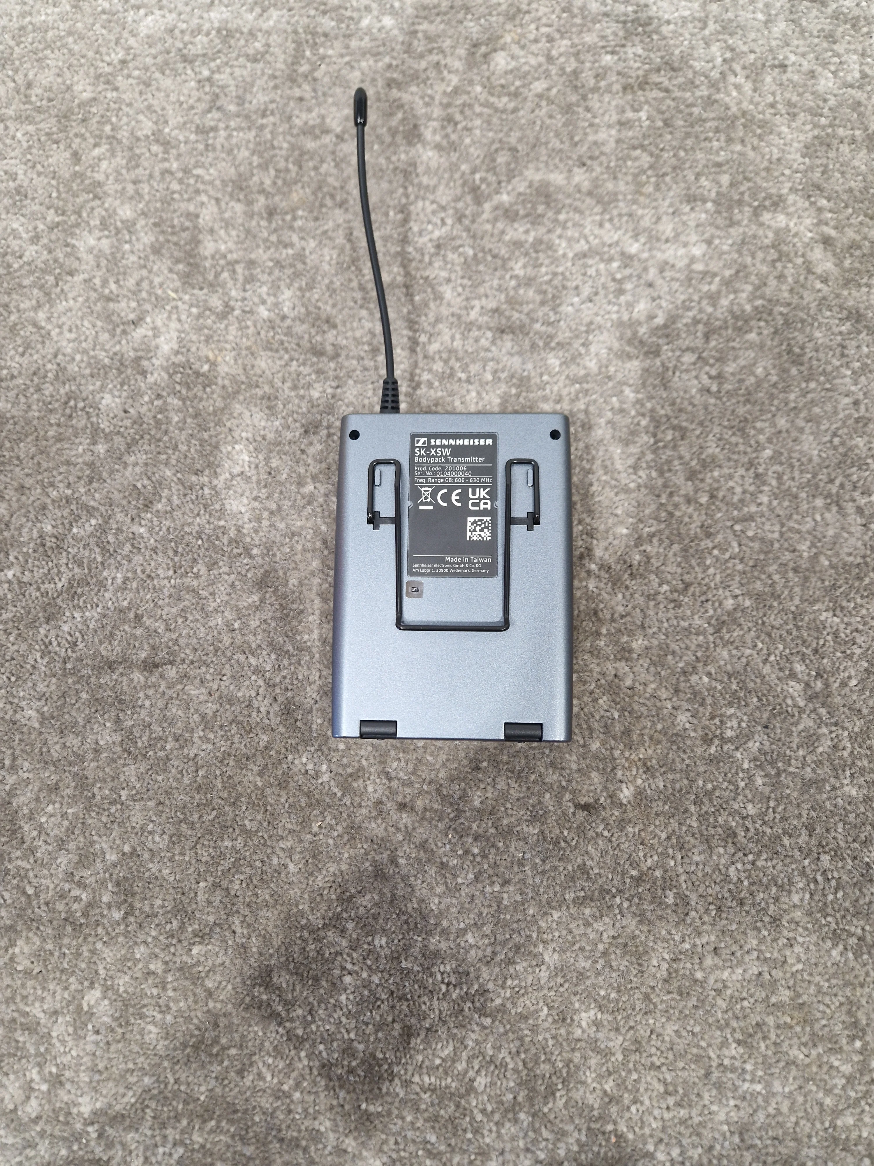 Sennheiser Sk-xsw - Wireless Bodypack Transmitter 611.100Mhz - Excellent w/ Mini Mic - Image 5