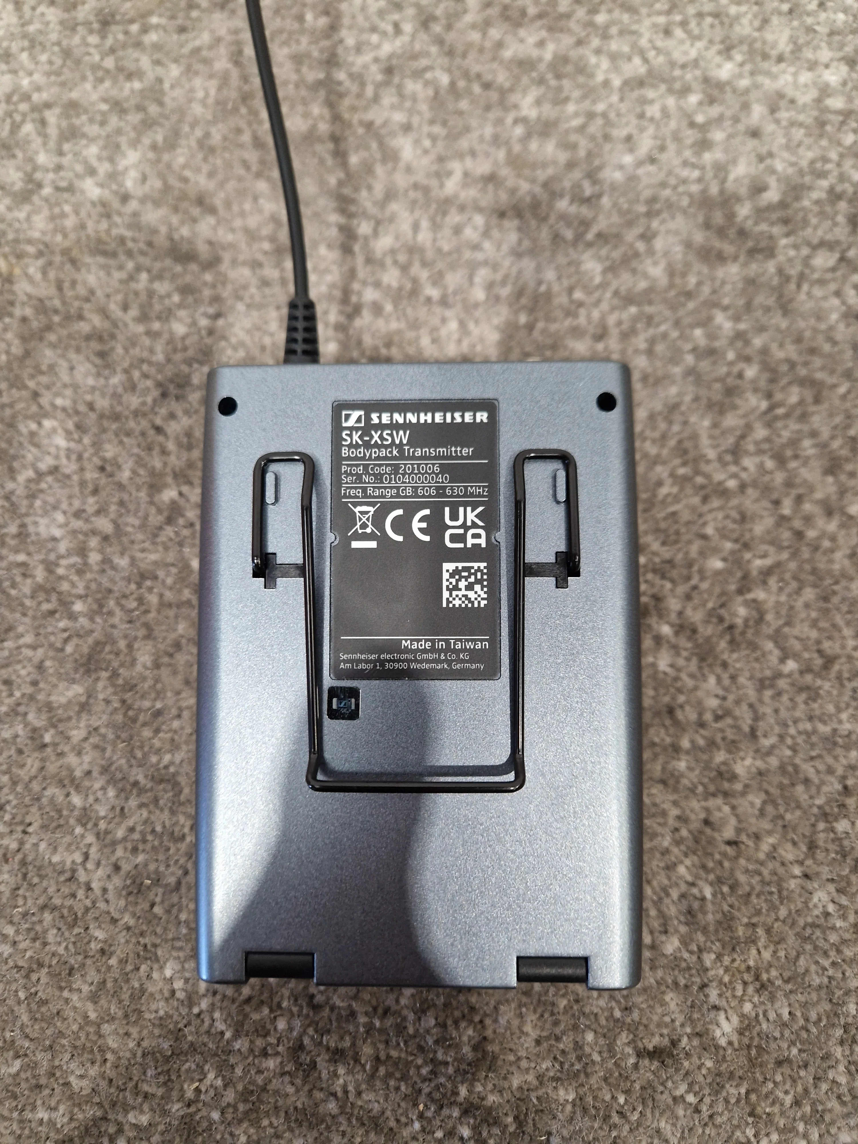 Sennheiser Sk-xsw - Wireless Bodypack Transmitter 611.100Mhz - Excellent w/ Mini Mic - Image 6