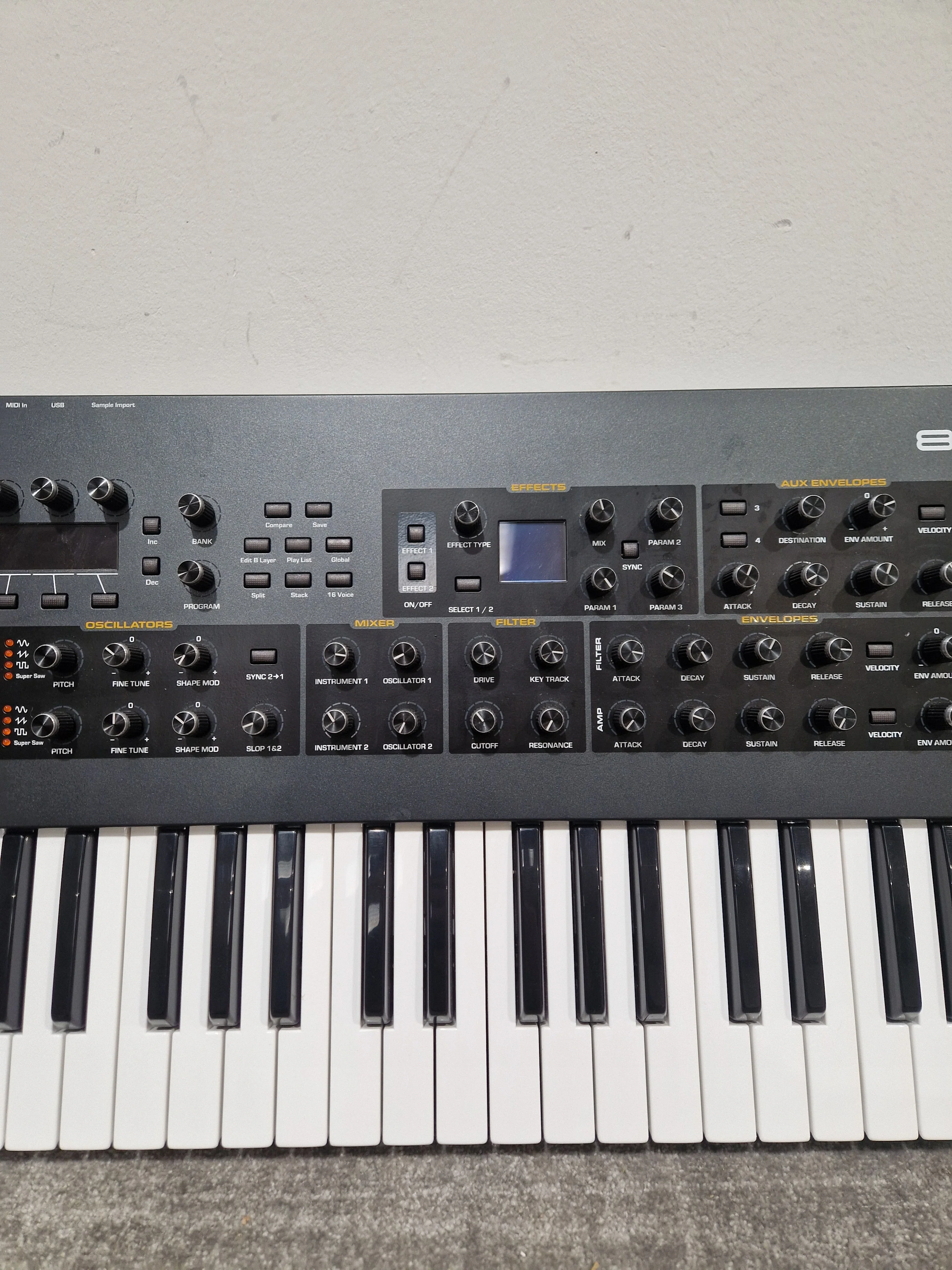 Sequential Prophet X - Synthesizer - Black - Excellent w/ Power Cable - Image 13